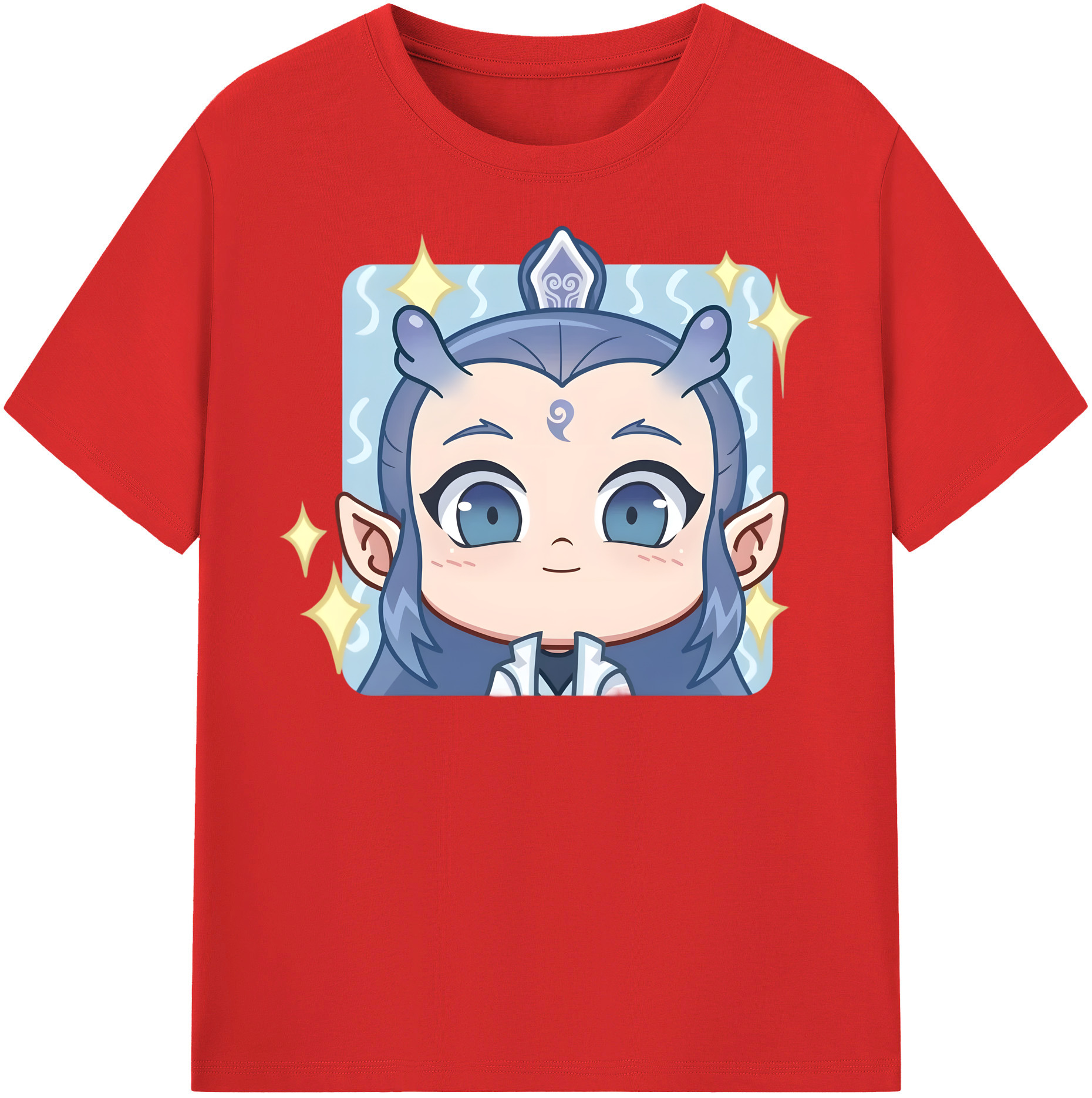（画像用） Ne Zha 2 ナタ 魔童の大暴れ レディースカジュアルプリントTシャツ（綿100％）