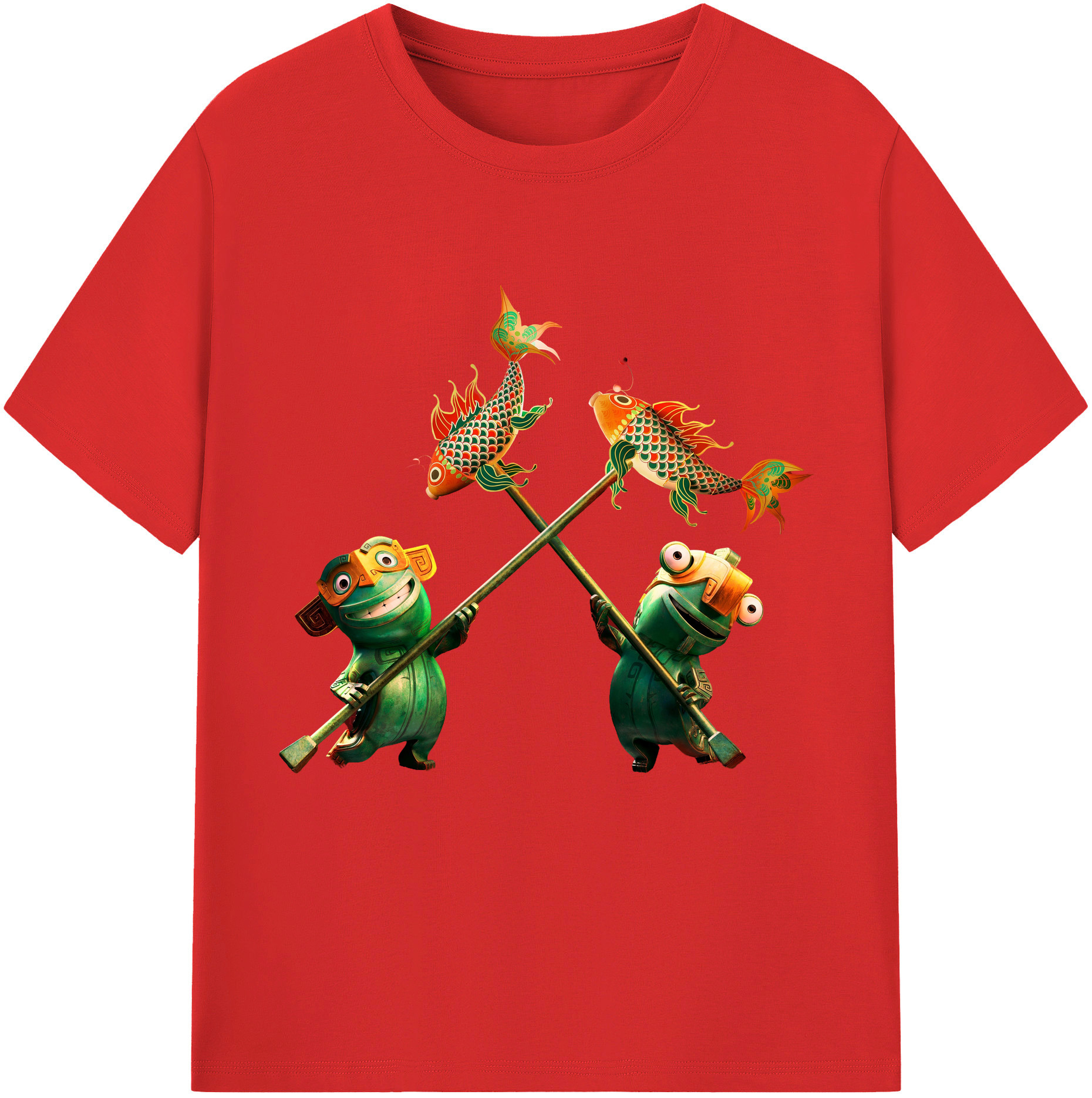 （画像用） Ne Zha 2 ナタ 魔童の大暴れ レディースカジュアルプリントTシャツ（綿100％）