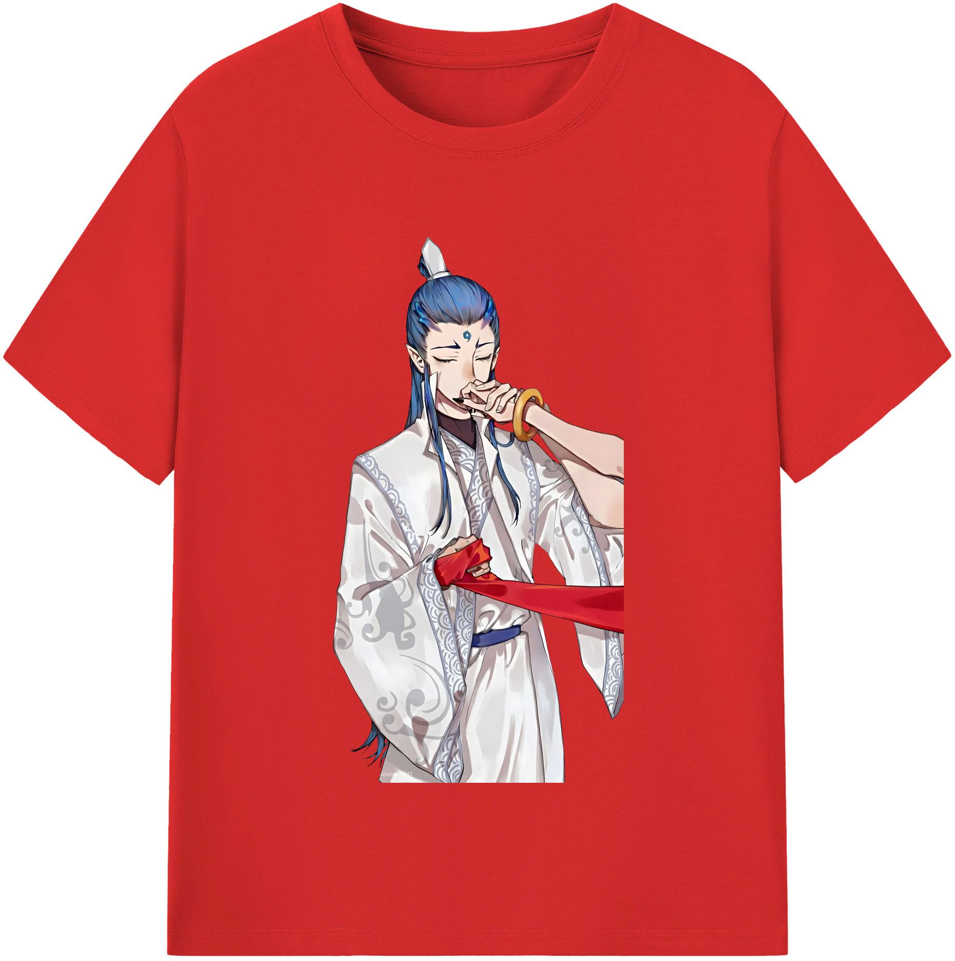 （画像用） Ne Zha 2 ナタ 魔童の大暴れ レディースカジュアルプリントTシャツ（綿100％）