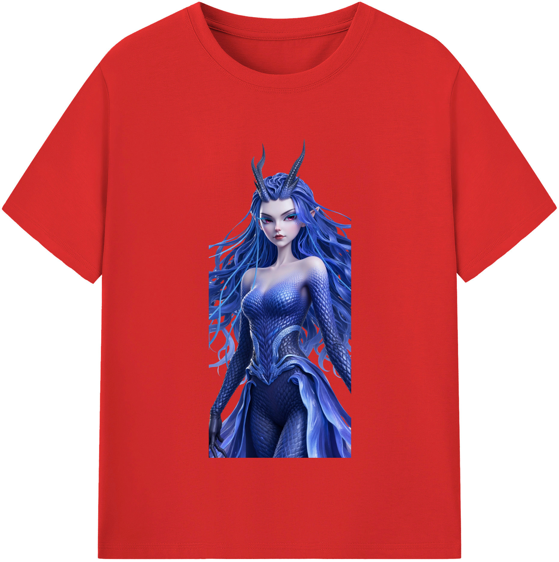 （画像用） Ne Zha 2 ナタ 魔童の大暴れ レディースカジュアルプリントTシャツ（綿100％）