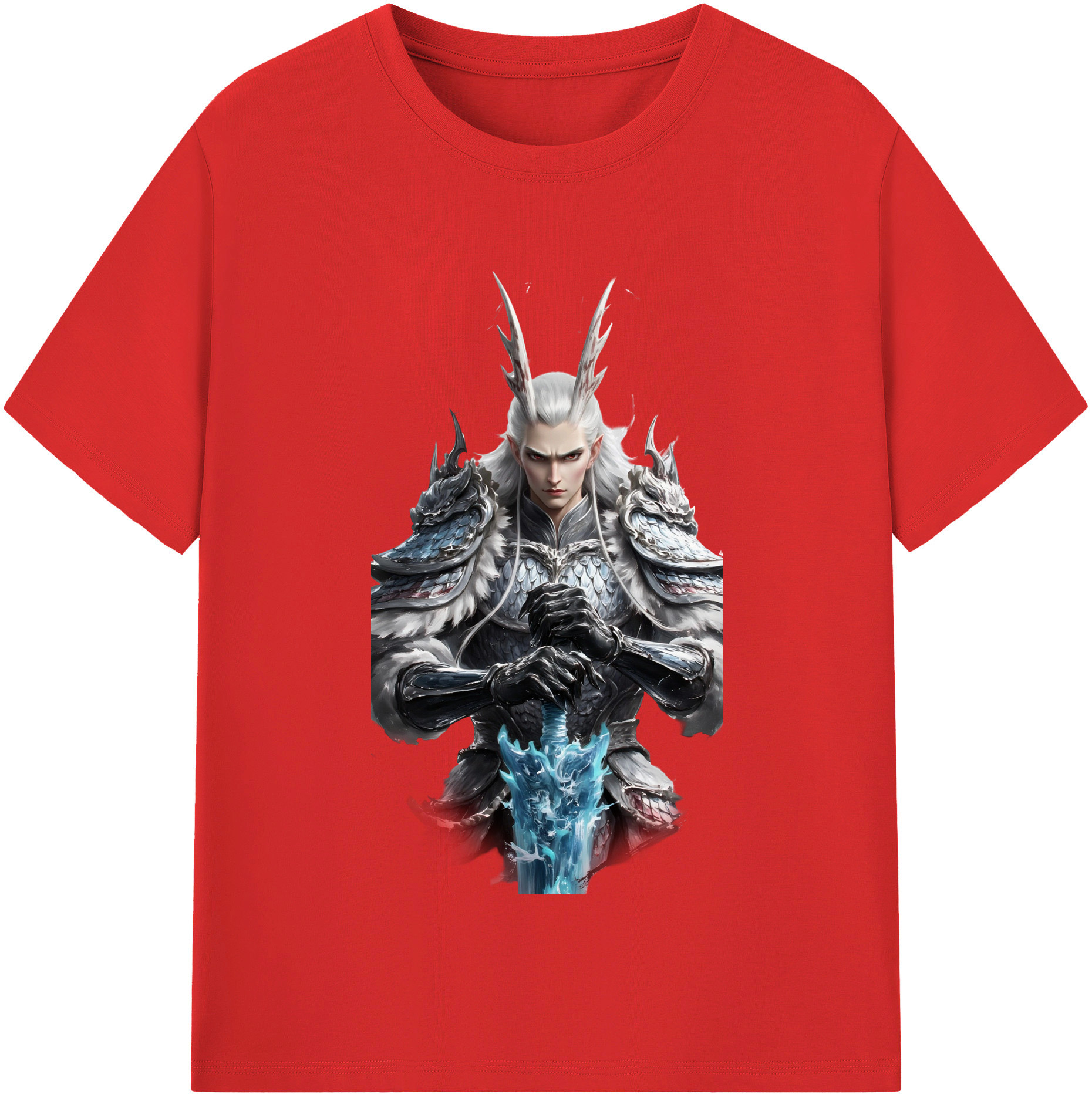 （画像用） Ne Zha 2 ナタ 魔童の大暴れ レディースカジュアルプリントTシャツ（綿100％）
