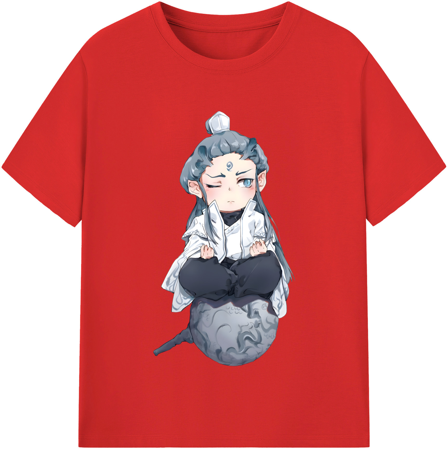 （画像用） Ne Zha 2 ナタ 魔童の大暴れ レディースカジュアルプリントTシャツ（綿100％）