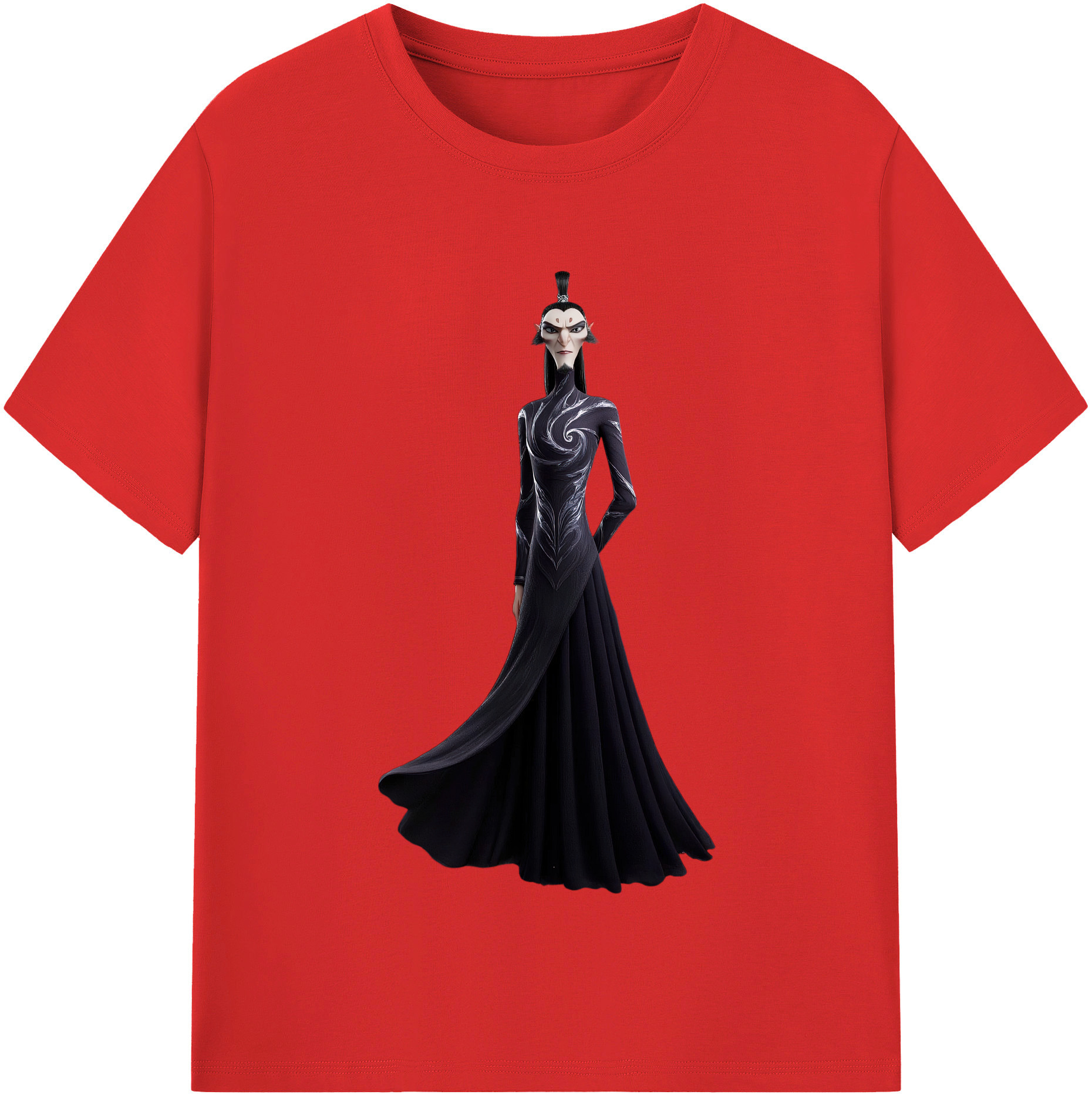 （画像用） Ne Zha 2 ナタ 魔童の大暴れ レディースカジュアルプリントTシャツ（綿100％）