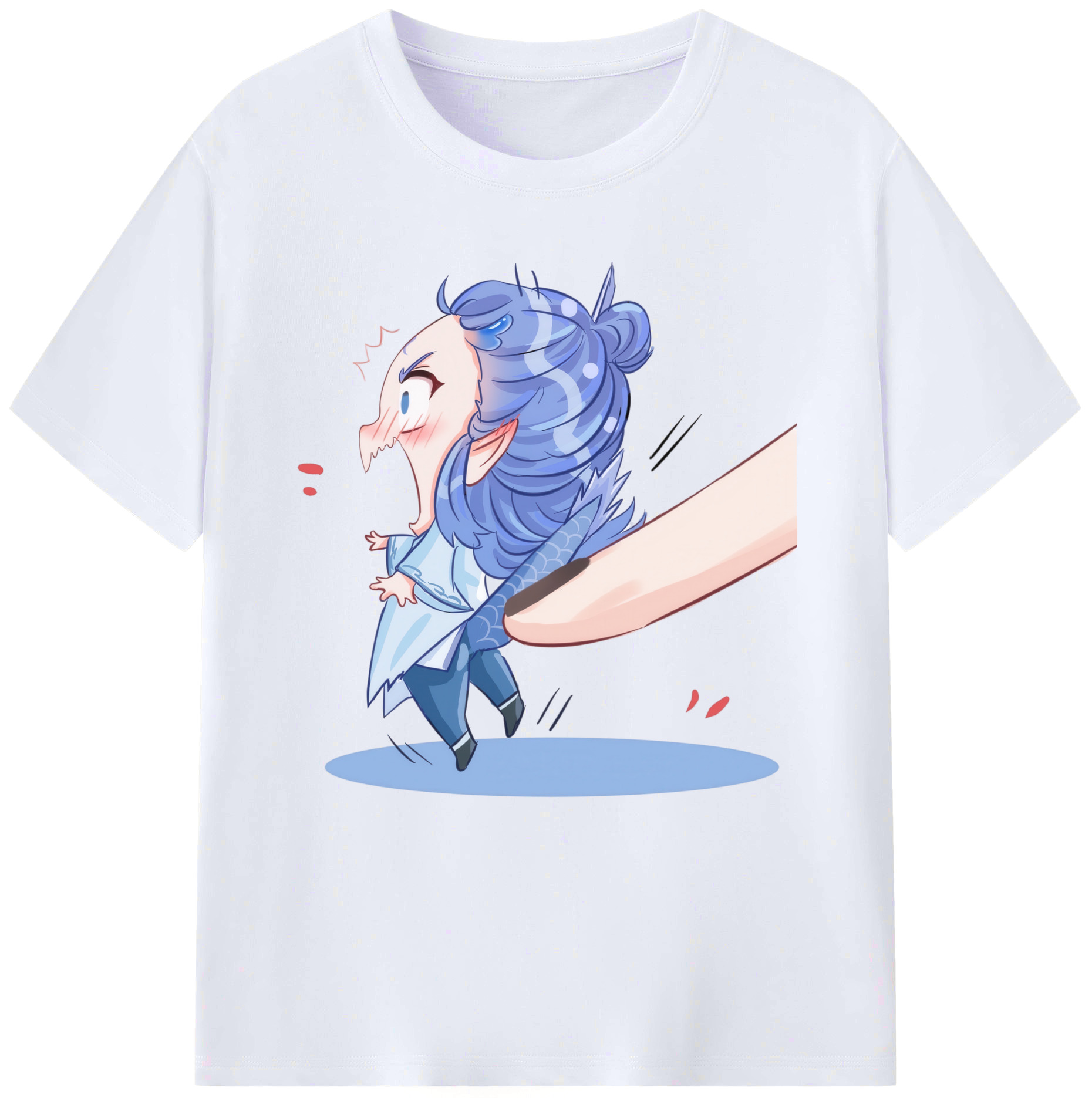 （画像用） Ne Zha 2 ナタ 魔童の大暴れ レディースカジュアルプリントTシャツ（綿100％）
