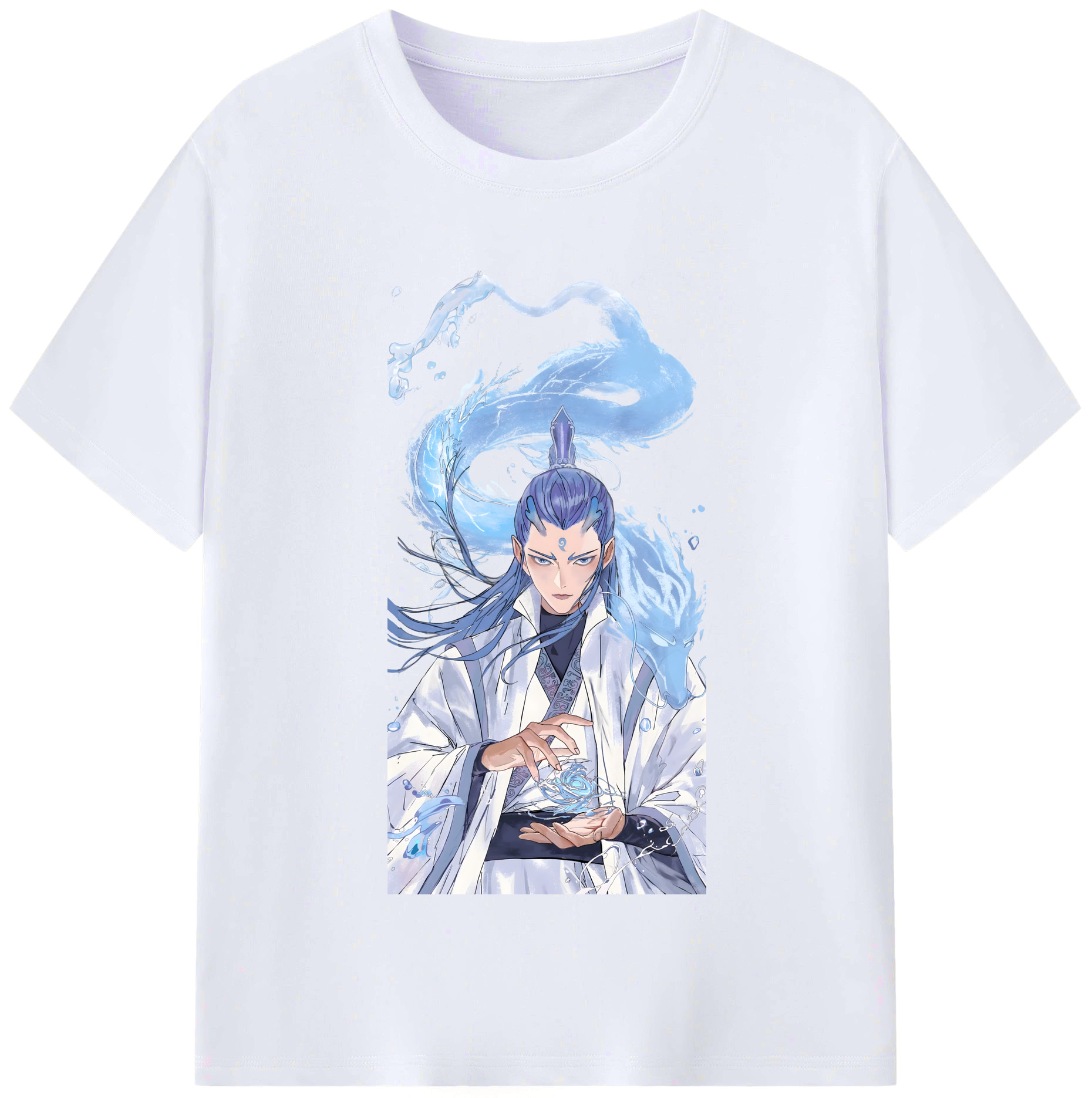 （画像用） Ne Zha 2 ナタ 魔童の大暴れ レディースカジュアルプリントTシャツ（綿100％）
