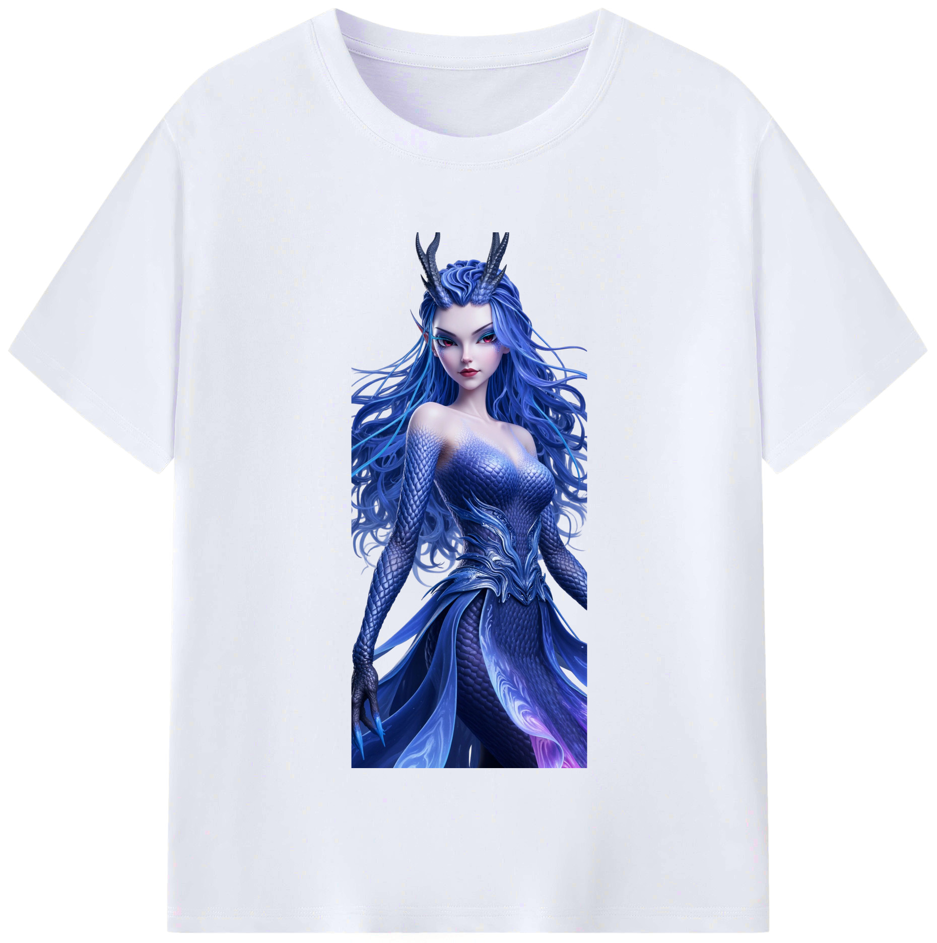 （画像用） Ne Zha 2 ナタ 魔童の大暴れ レディースカジュアルプリントTシャツ（綿100％）