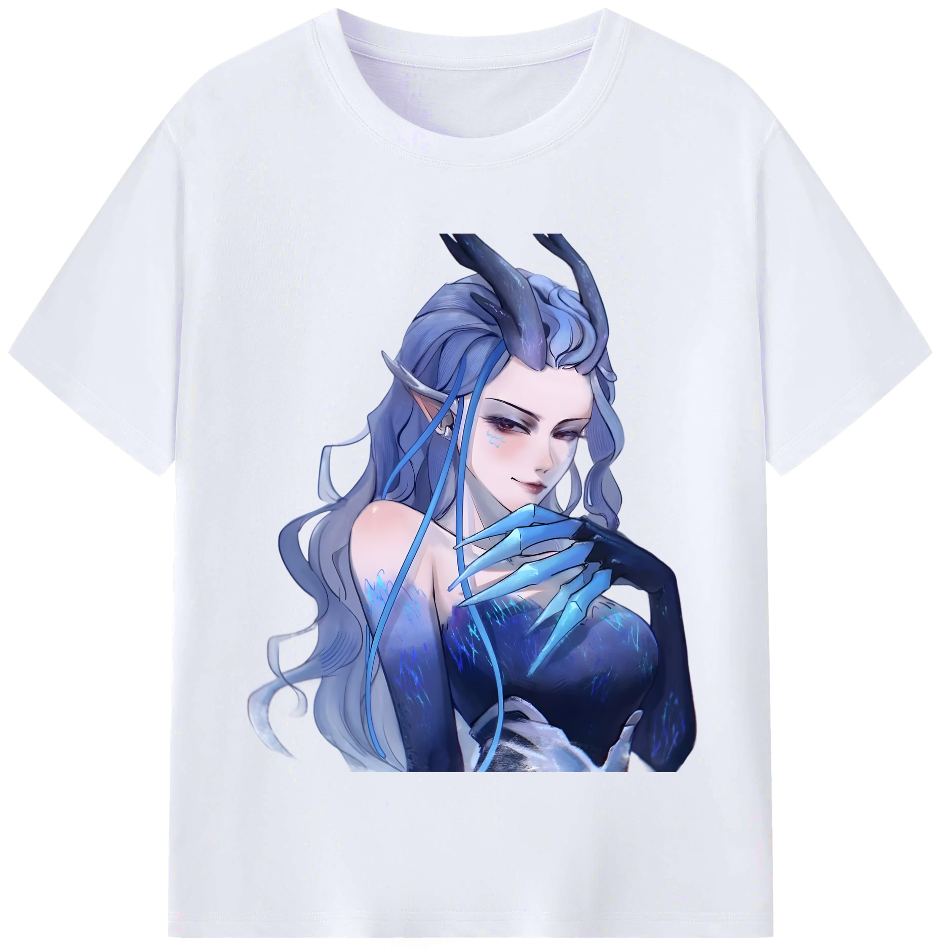 （画像用） Ne Zha 2 ナタ 魔童の大暴れ レディースカジュアルプリントTシャツ（綿100％）