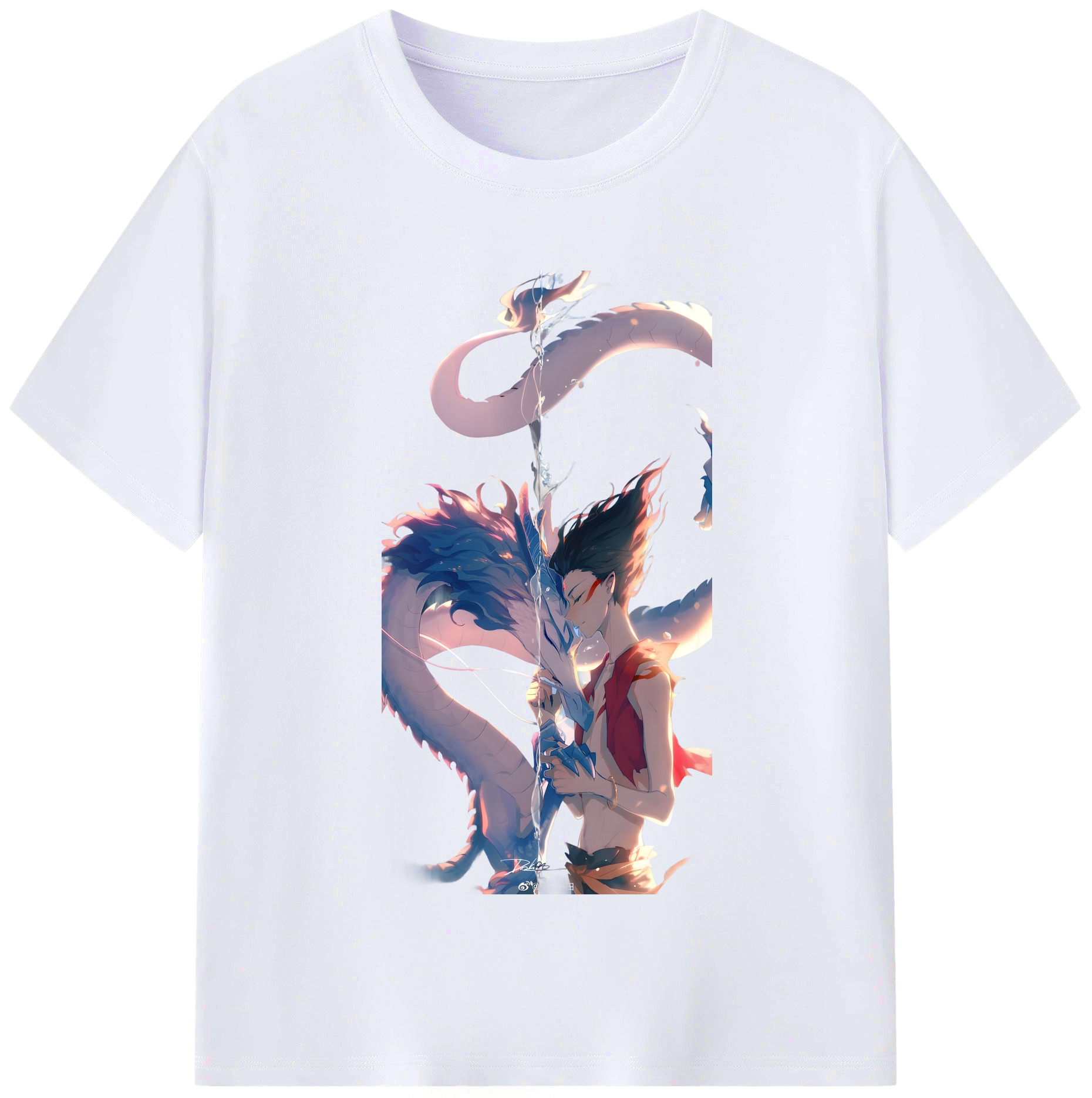 （画像用） Ne Zha 2 ナタ 魔童の大暴れ レディースカジュアルプリントTシャツ（綿100％）