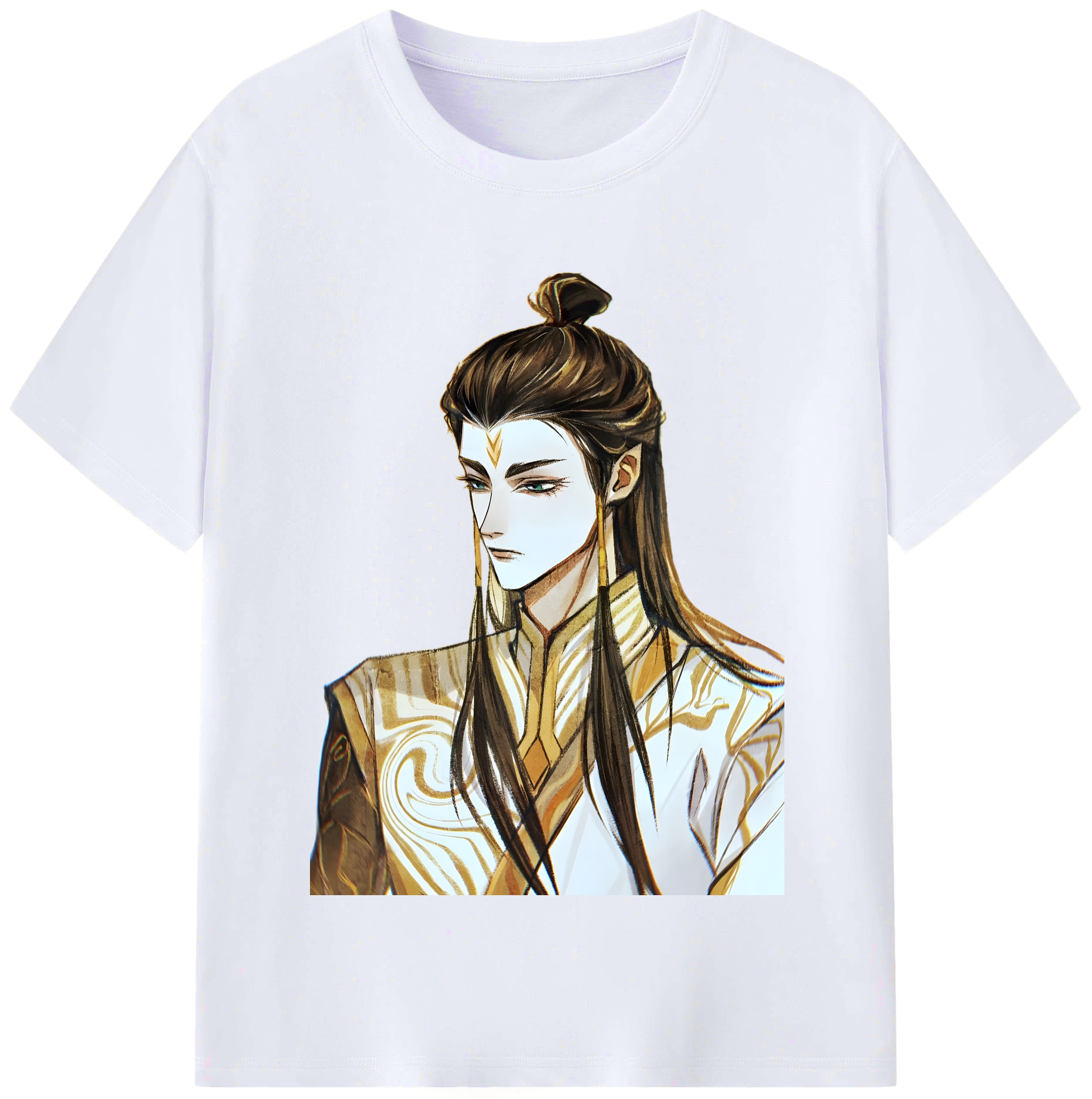 （画像用） Ne Zha 2 ナタ 魔童の大暴れ レディースカジュアルプリントTシャツ（綿100％）