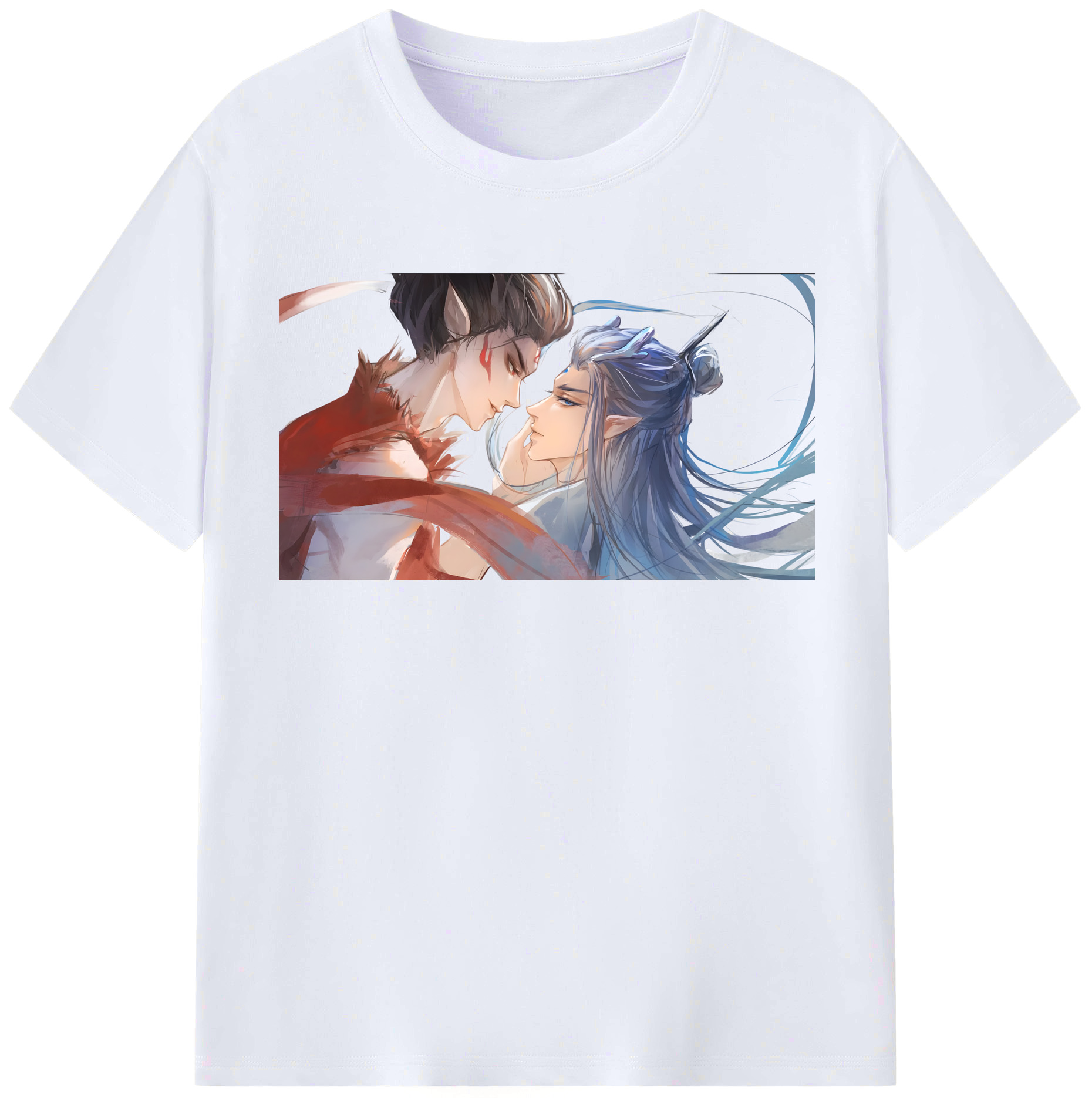 （画像用） Ne Zha 2 ナタ 魔童の大暴れ レディースカジュアルプリントTシャツ（綿100％）