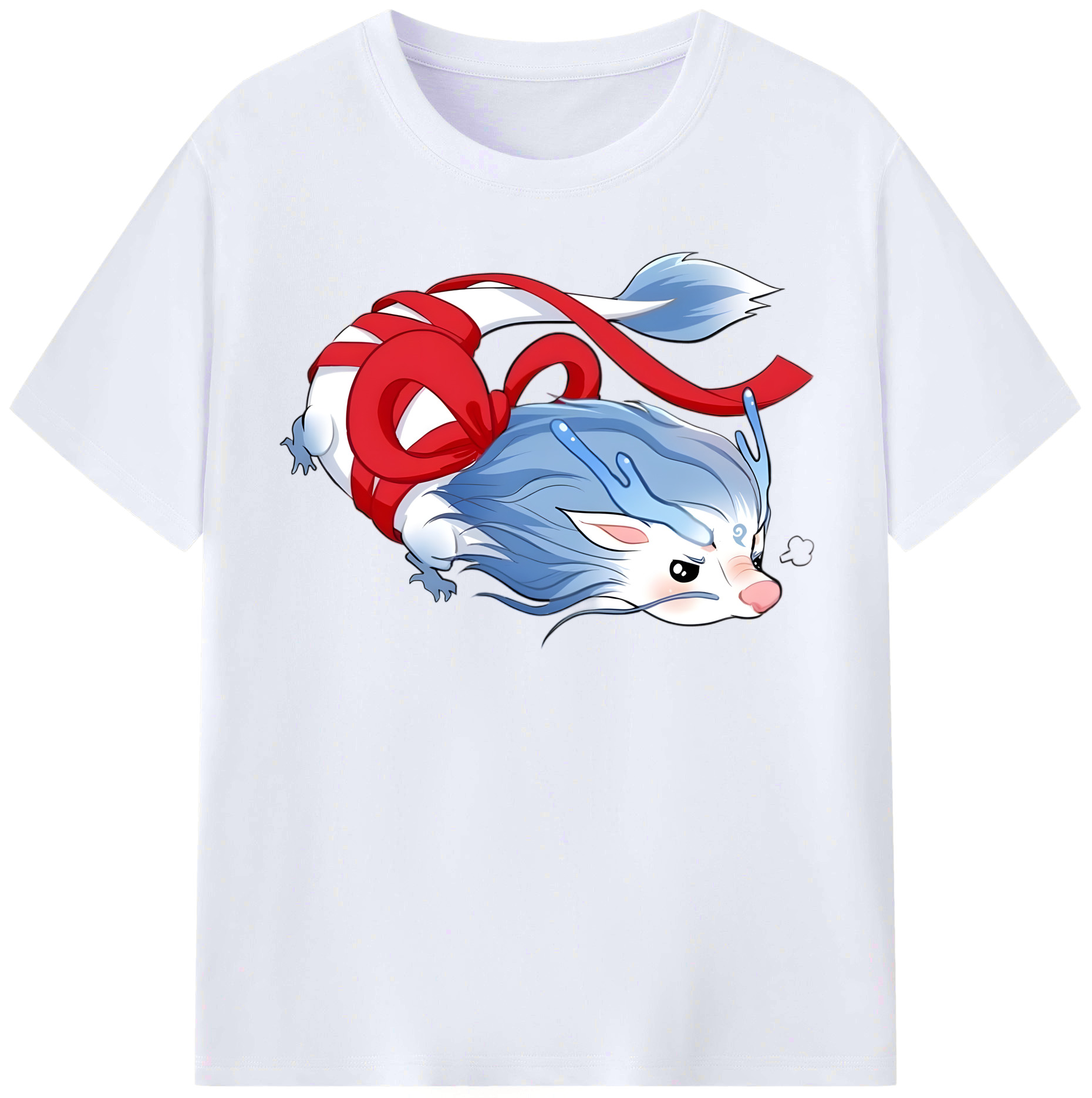 （画像用） Ne Zha 2 ナタ 魔童の大暴れ レディースカジュアルプリントTシャツ（綿100％）