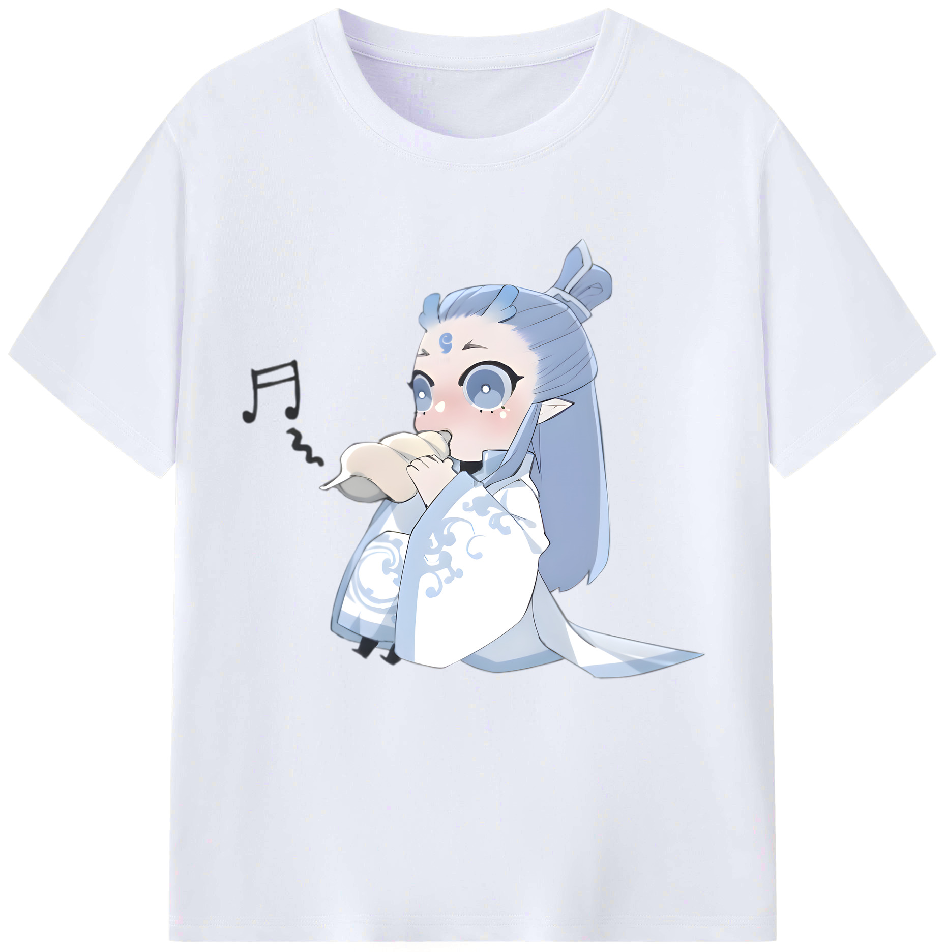 （画像用） Ne Zha 2 ナタ 魔童の大暴れ レディースカジュアルプリントTシャツ（綿100％）