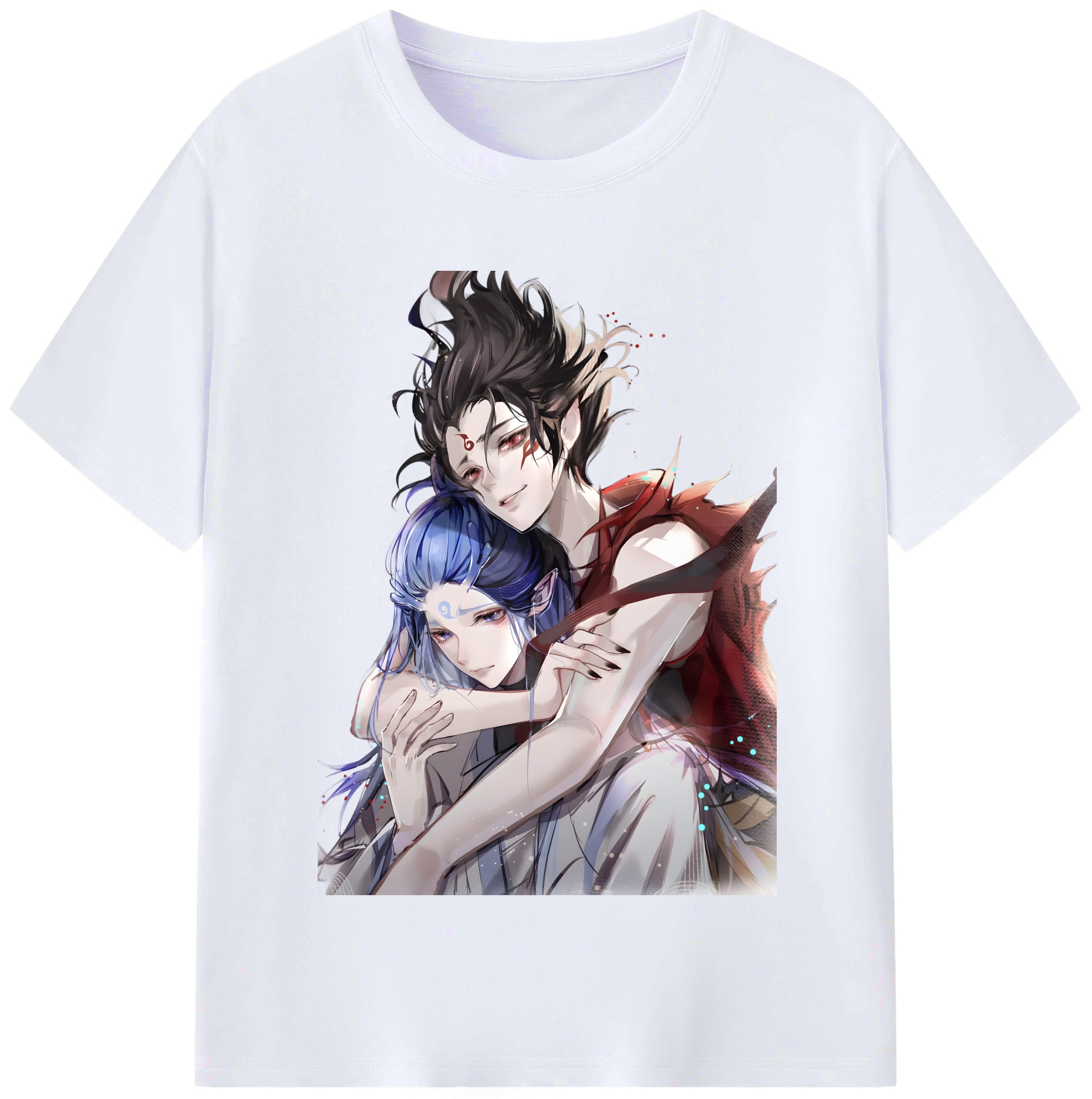 （画像用） Ne Zha 2 ナタ 魔童の大暴れ レディースカジュアルプリントTシャツ（綿100％）