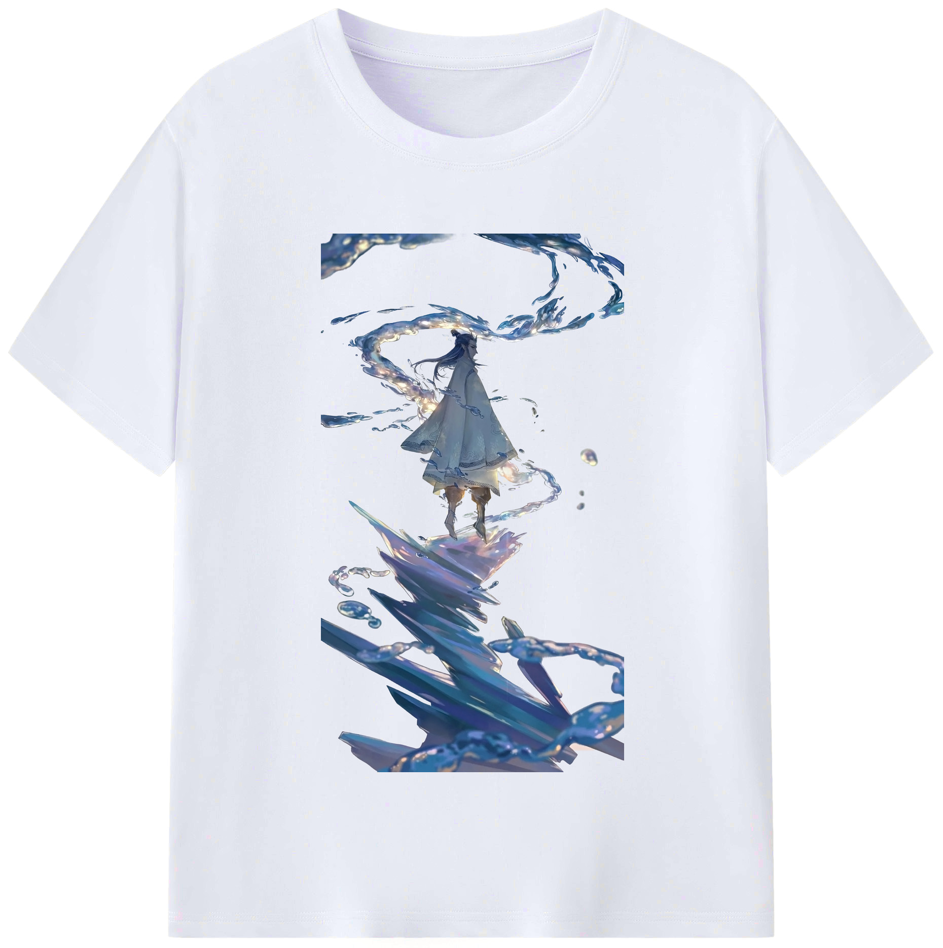 （画像用） Ne Zha 2 ナタ 魔童の大暴れ レディースカジュアルプリントTシャツ（綿100％）