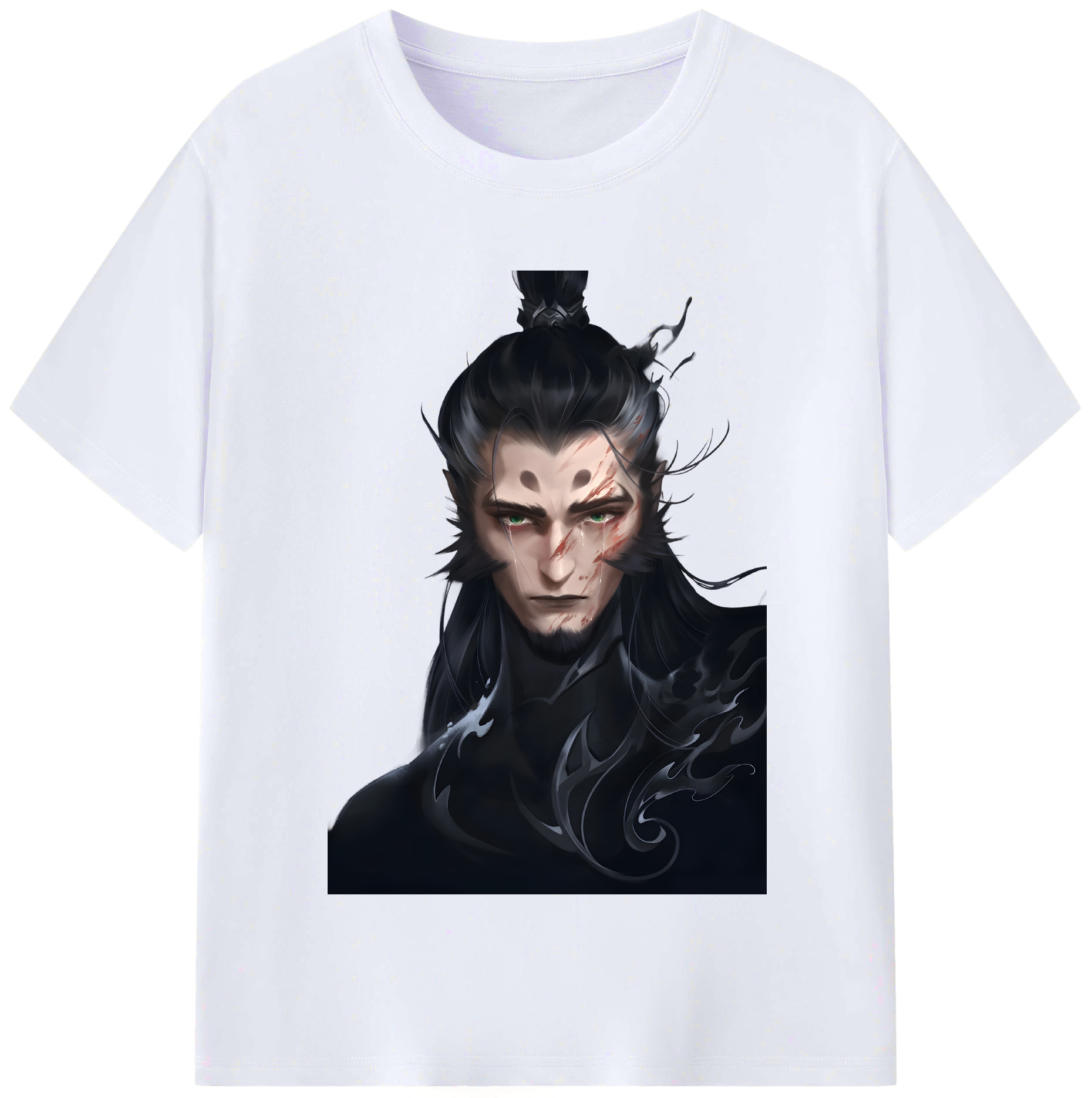 （画像用） Ne Zha 2 ナタ 魔童の大暴れ レディースカジュアルプリントTシャツ（綿100％）