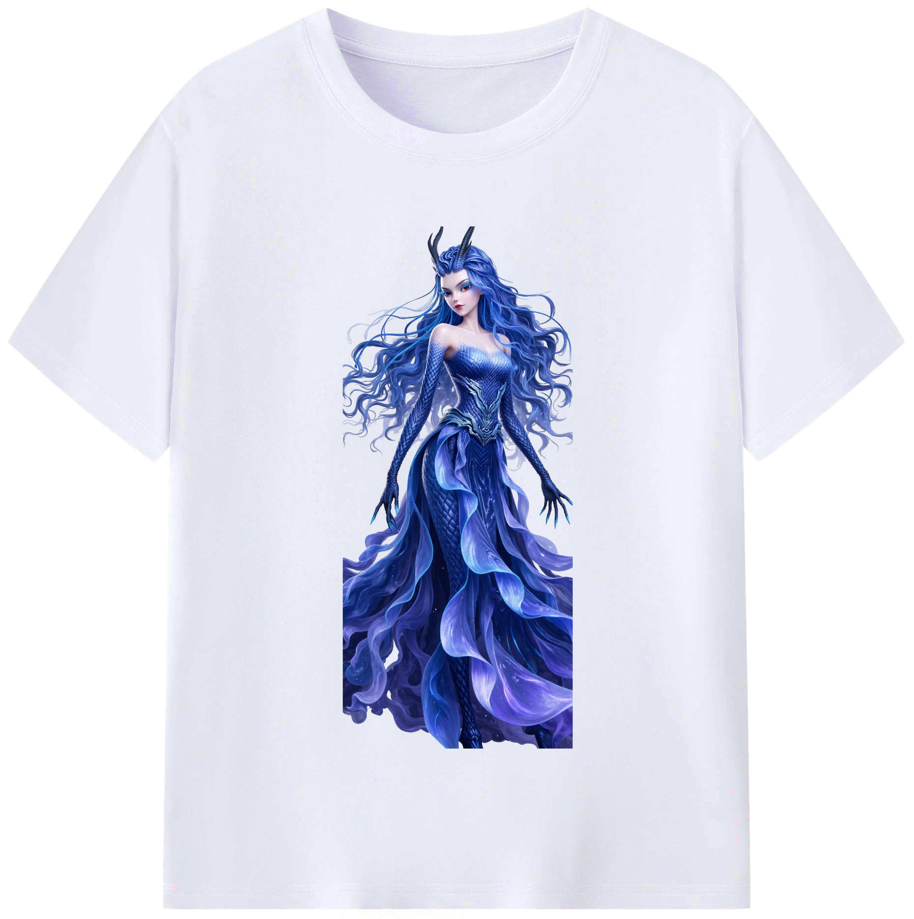 （画像用） Ne Zha 2 ナタ 魔童の大暴れ レディースカジュアルプリントTシャツ（綿100％）