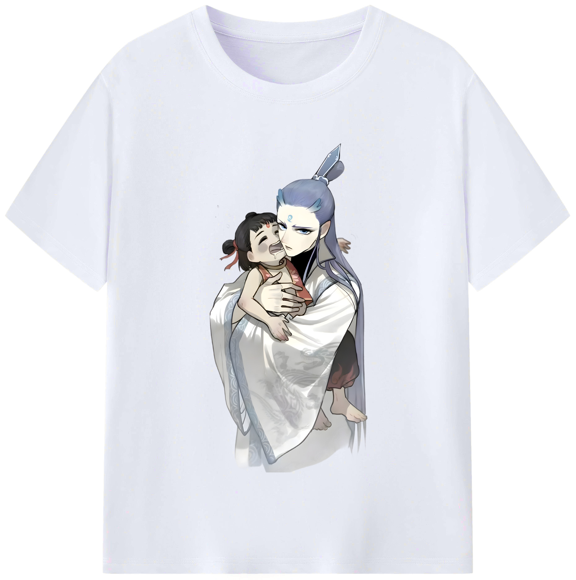 （画像用） Ne Zha 2 ナタ 魔童の大暴れ レディースカジュアルプリントTシャツ（綿100％）