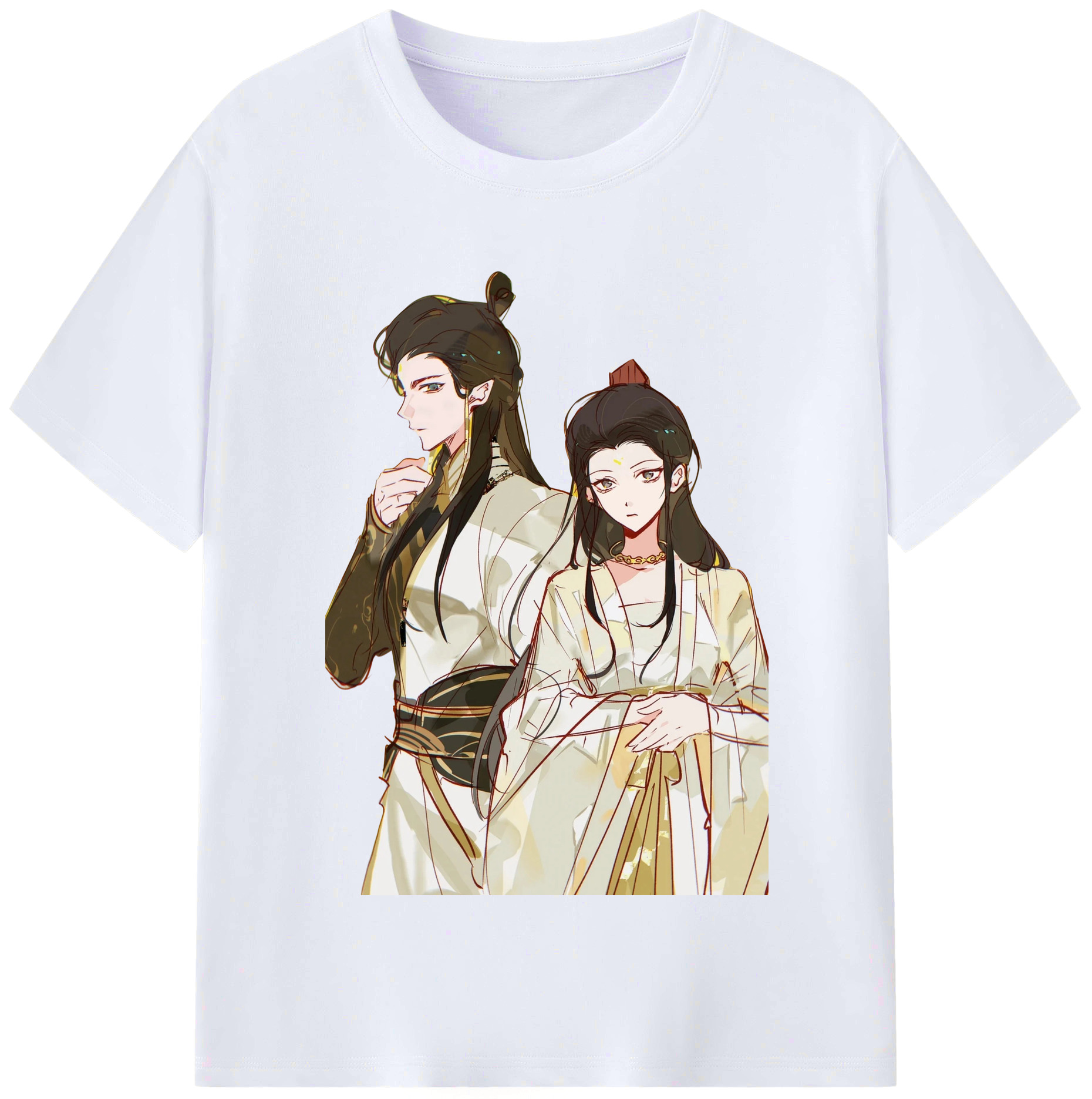 （画像用） Ne Zha 2 ナタ 魔童の大暴れ レディースカジュアルプリントTシャツ（綿100％）