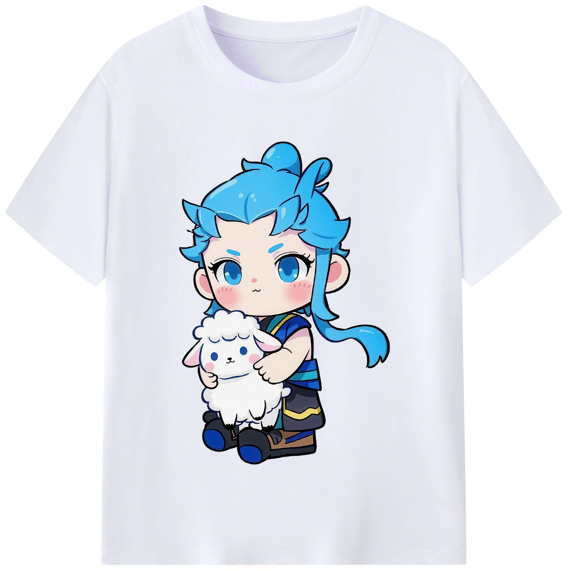 （画像用） Ne Zha 2 ナタ 魔童の大暴れ レディースカジュアルプリントTシャツ（綿100％）