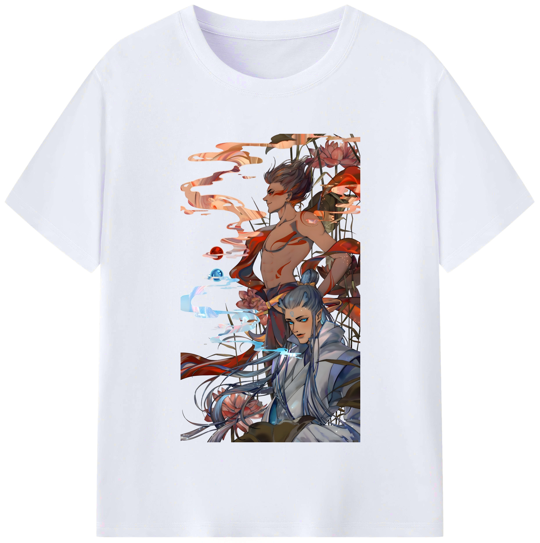 （画像用） Ne Zha 2 ナタ 魔童の大暴れ レディースカジュアルプリントTシャツ（綿100％）