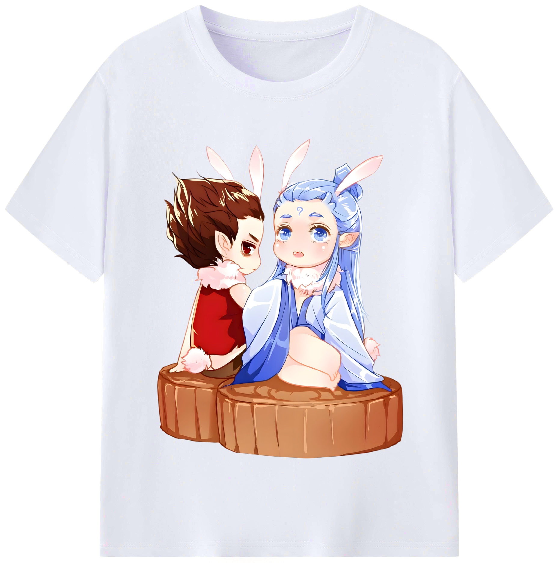 （画像用） Ne Zha 2 ナタ 魔童の大暴れ レディースカジュアルプリントTシャツ（綿100％）
