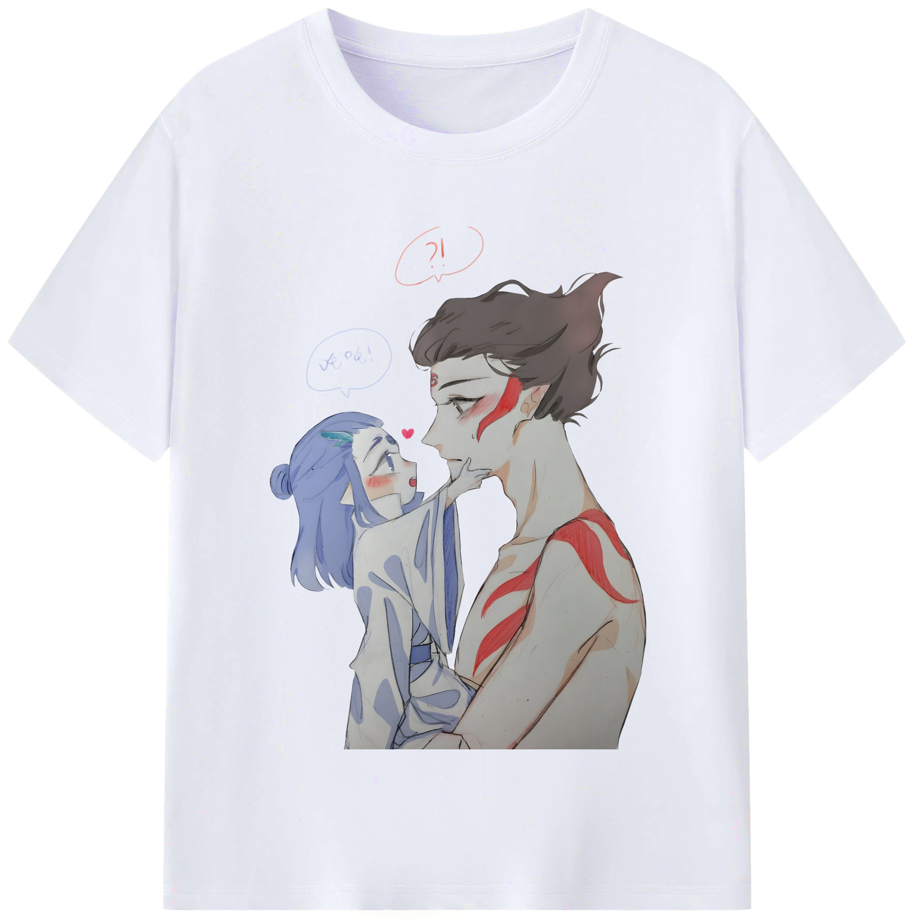 （画像用） Ne Zha 2 ナタ 魔童の大暴れ レディースカジュアルプリントTシャツ（綿100％）