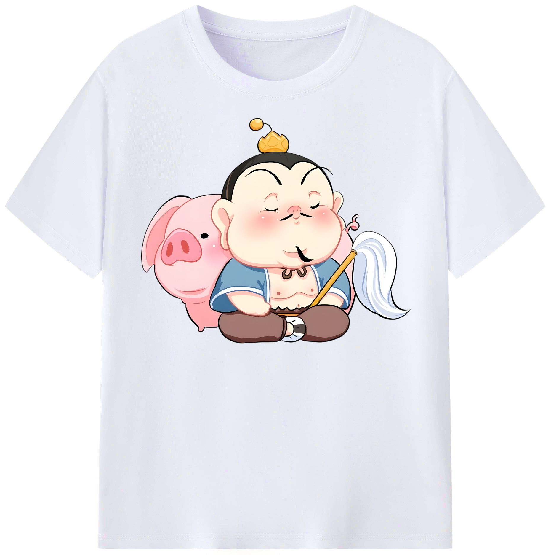 （画像用） Ne Zha 2 ナタ 魔童の大暴れ レディースカジュアルプリントTシャツ（綿100％）