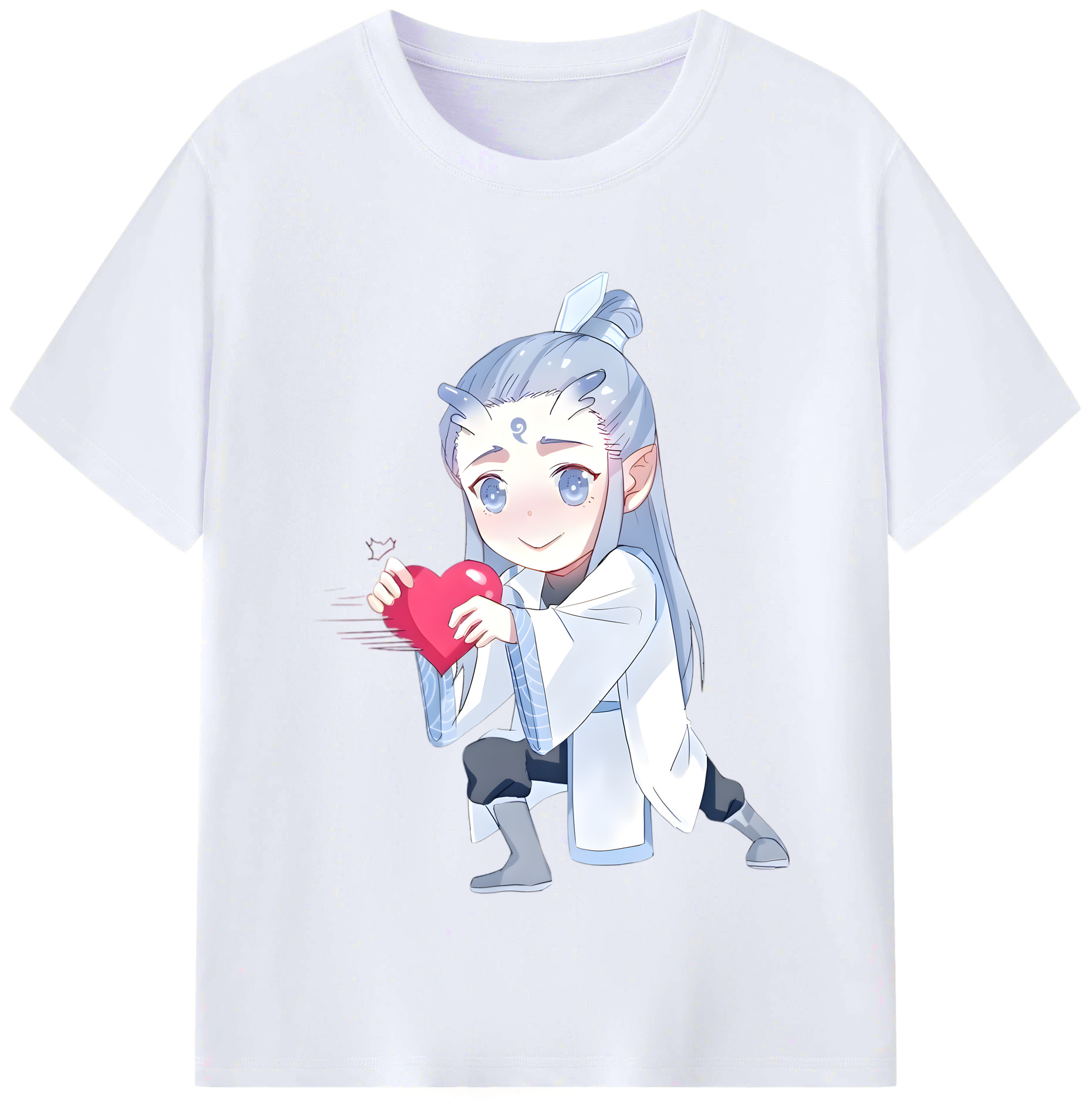 （画像用） Ne Zha 2 ナタ 魔童の大暴れ レディースカジュアルプリントTシャツ（綿100％）