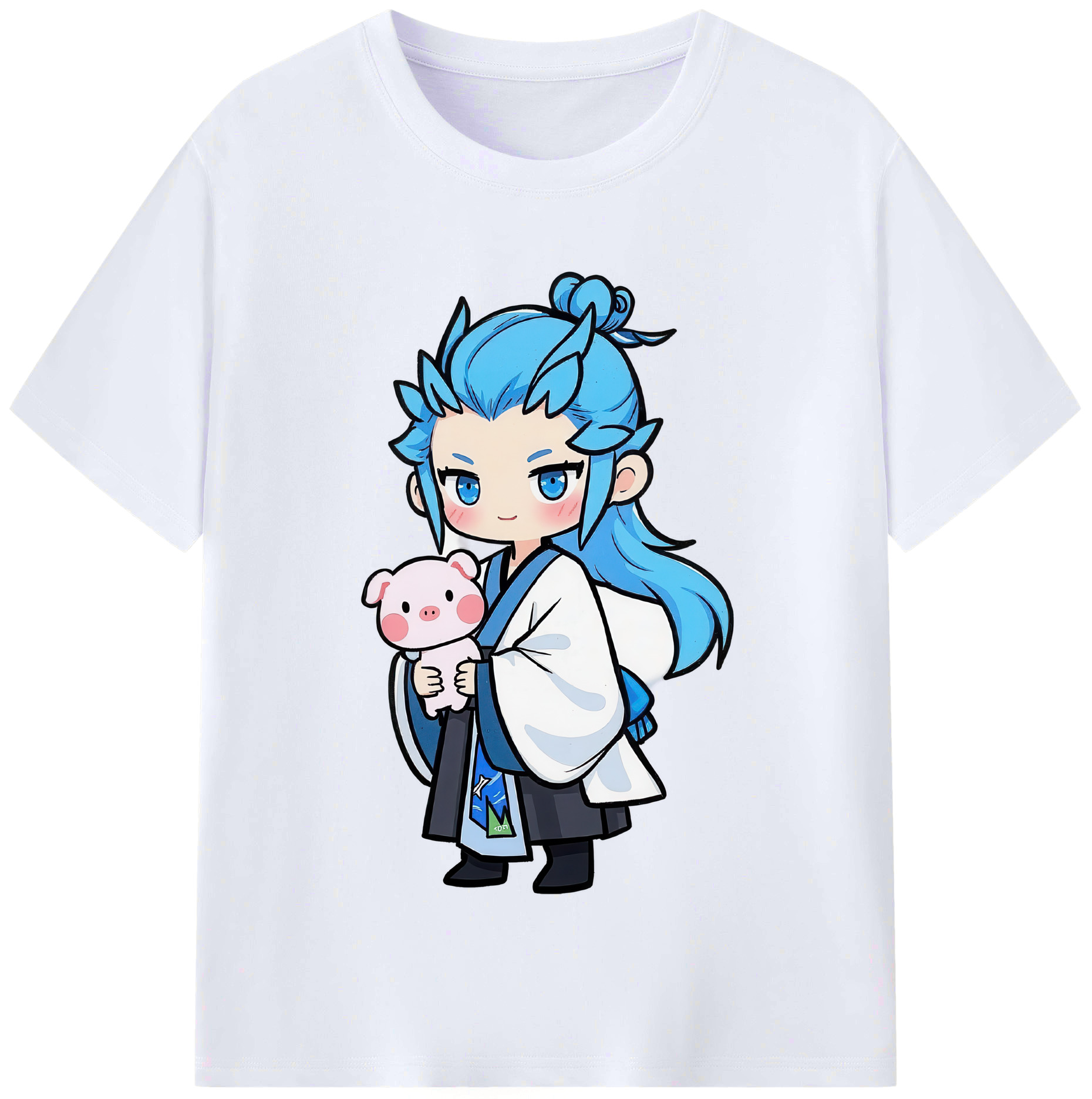 （画像用） Ne Zha 2 ナタ 魔童の大暴れ レディースカジュアルプリントTシャツ（綿100％）