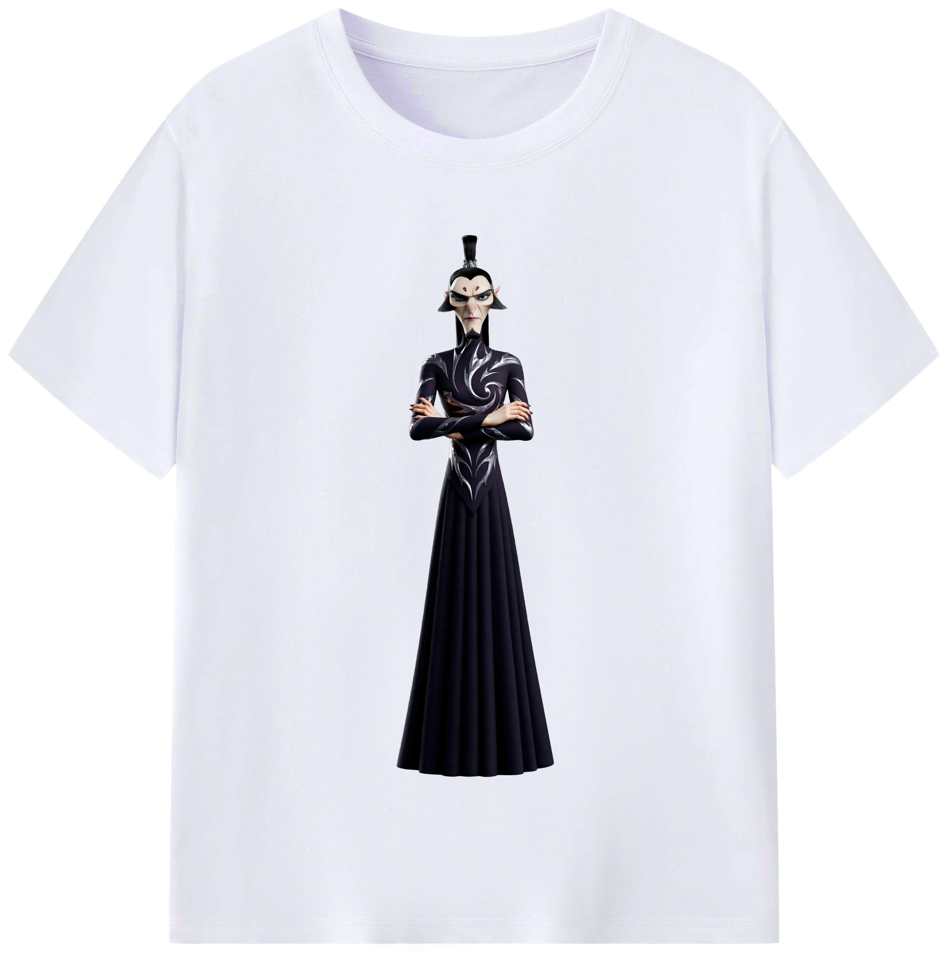 （画像用） Ne Zha 2 ナタ 魔童の大暴れ レディースカジュアルプリントTシャツ（綿100％）