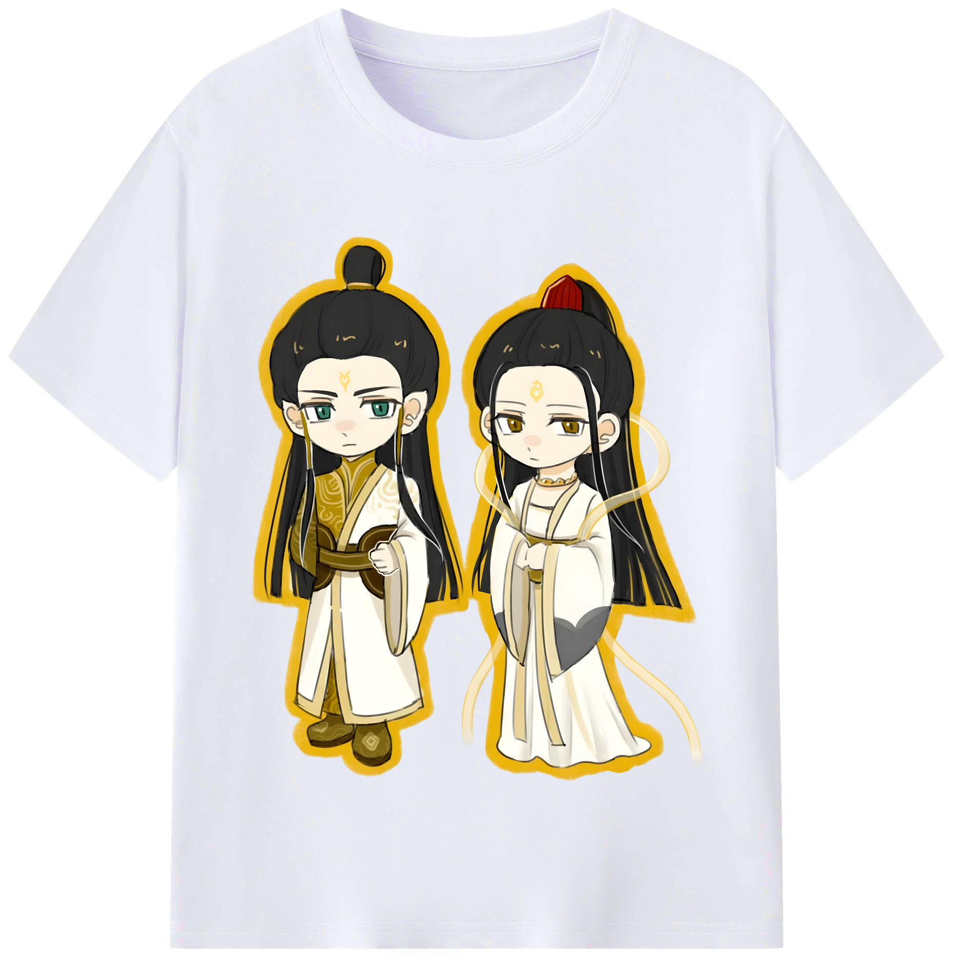 （画像用） Ne Zha 2 ナタ 魔童の大暴れ レディースカジュアルプリントTシャツ（綿100％）