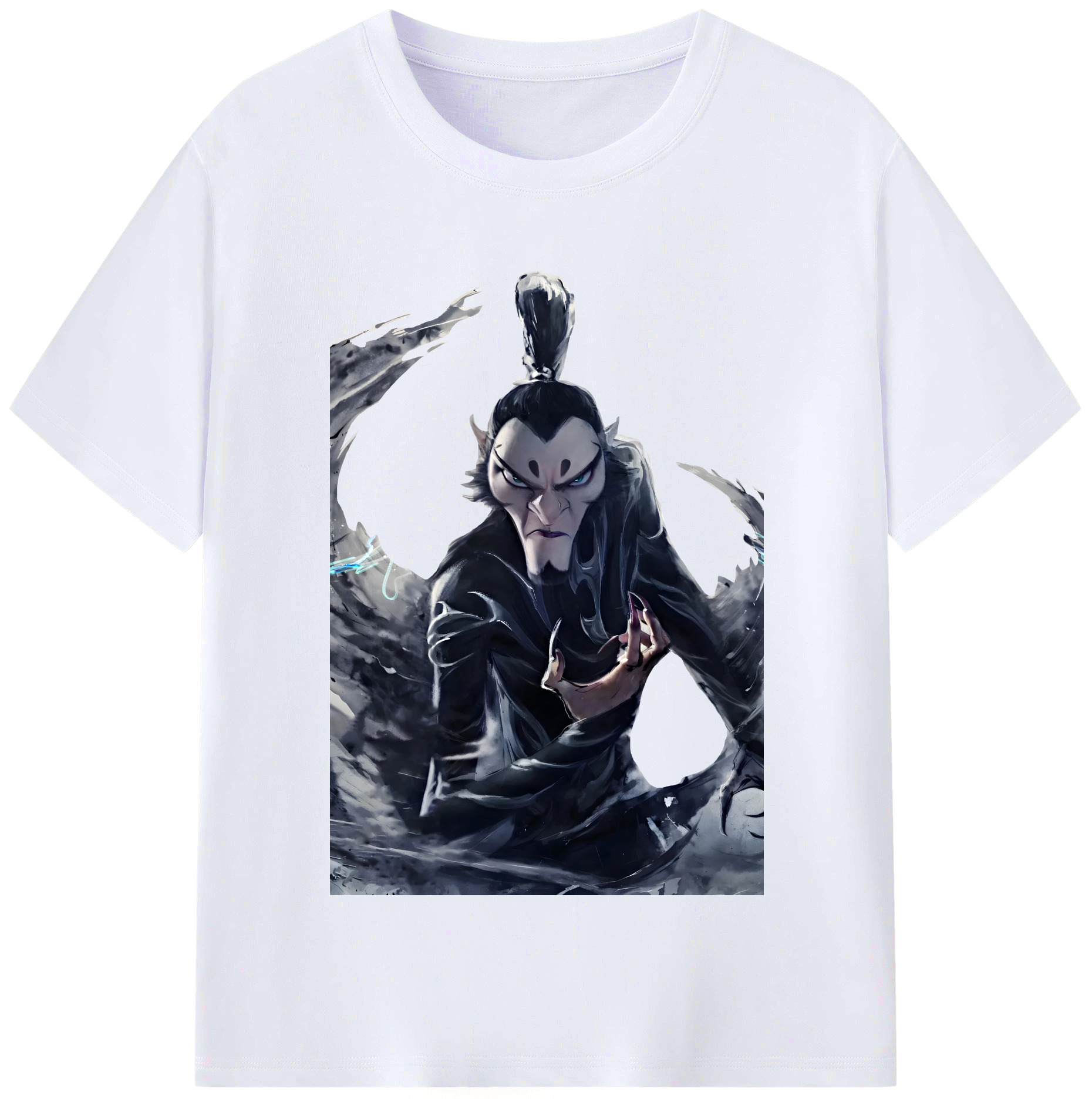 （画像用） Ne Zha 2 ナタ 魔童の大暴れ レディースカジュアルプリントTシャツ（綿100％）