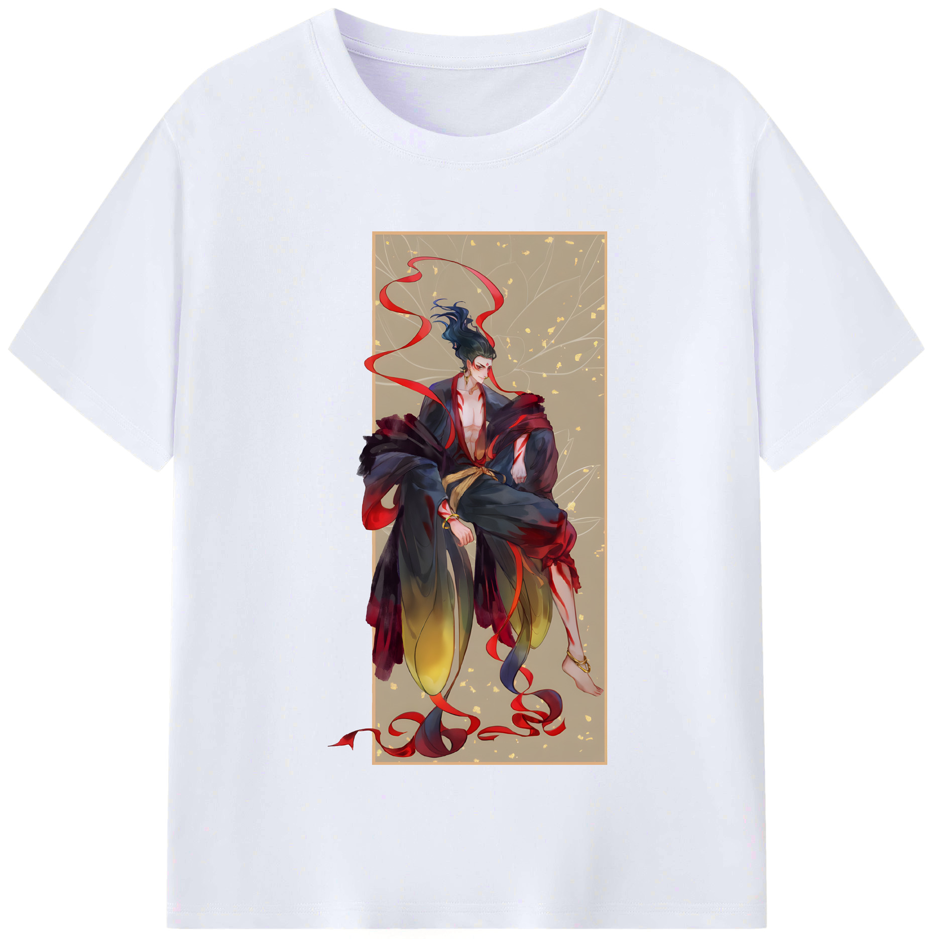 （画像用） Ne Zha 2 ナタ 魔童の大暴れ レディースカジュアルプリントTシャツ（綿100％）