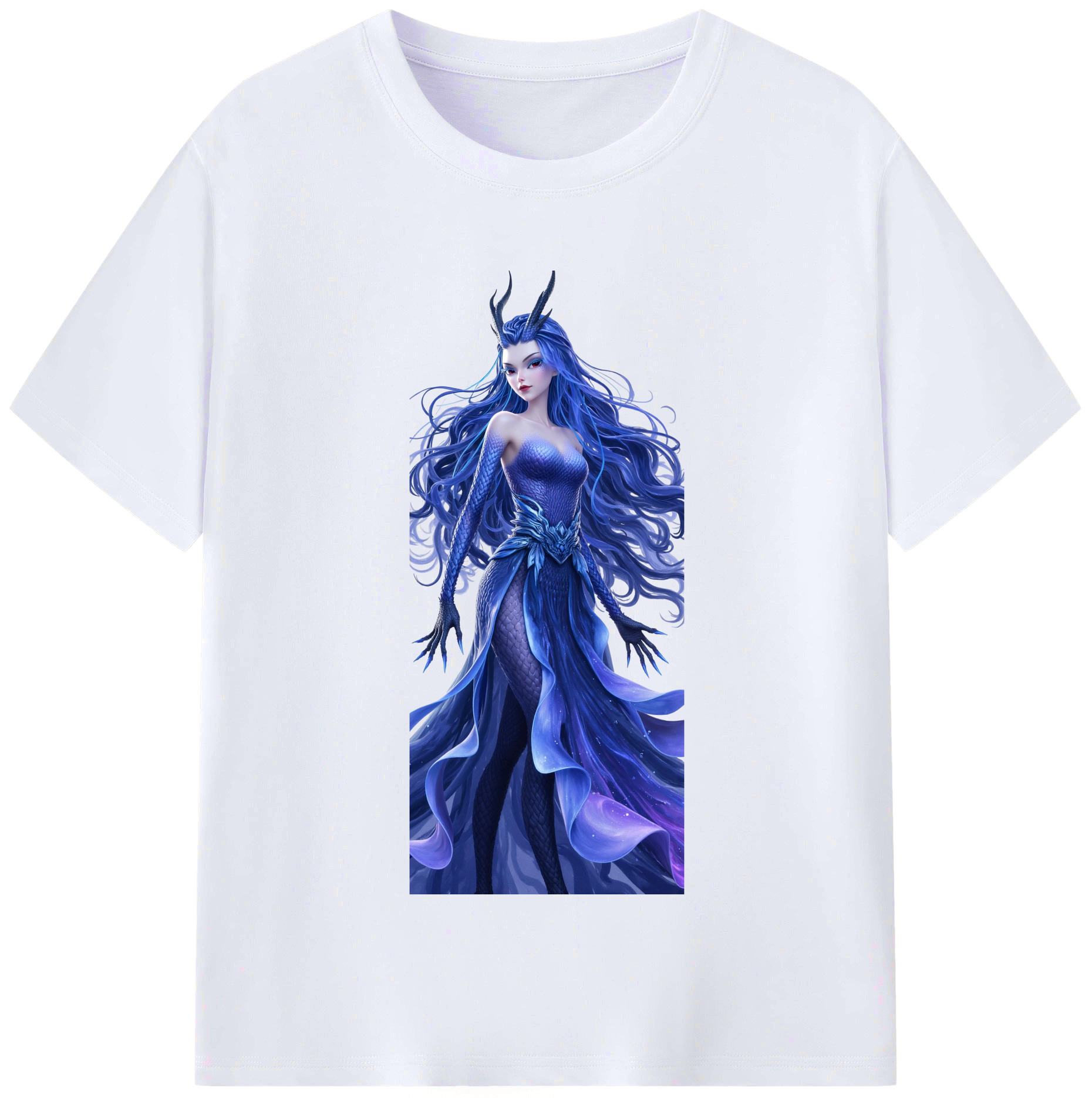 （画像用） Ne Zha 2 ナタ 魔童の大暴れ レディースカジュアルプリントTシャツ（綿100％）