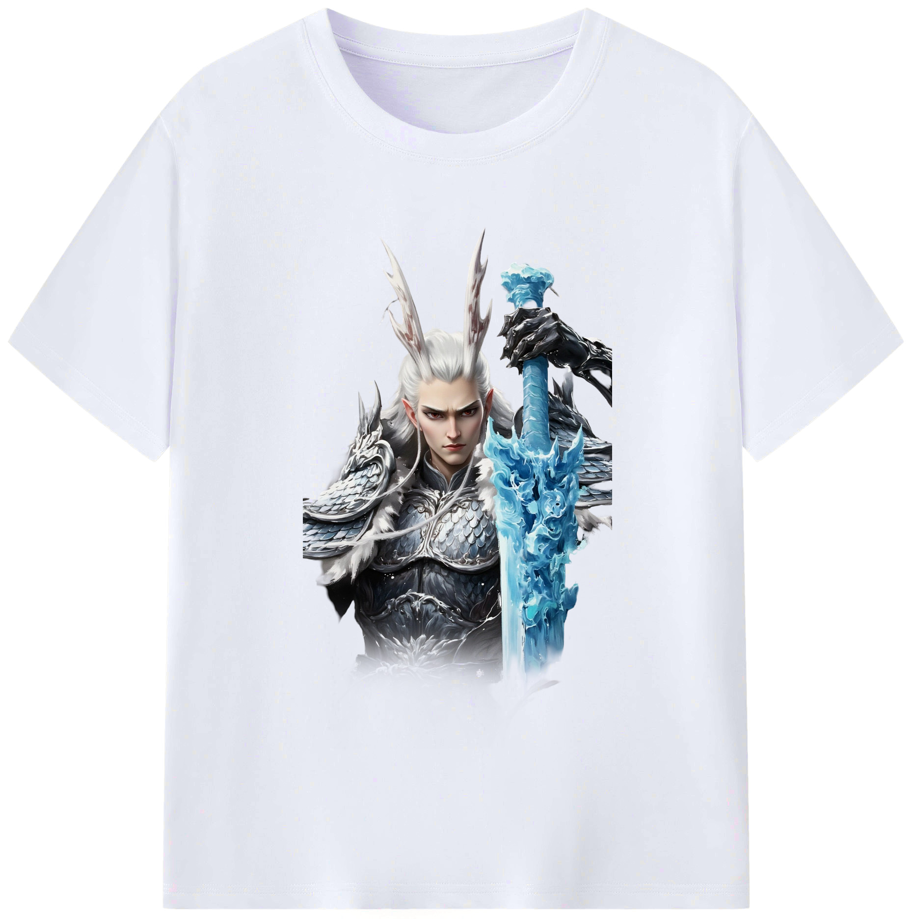 （画像用） Ne Zha 2 ナタ 魔童の大暴れ レディースカジュアルプリントTシャツ（綿100％）