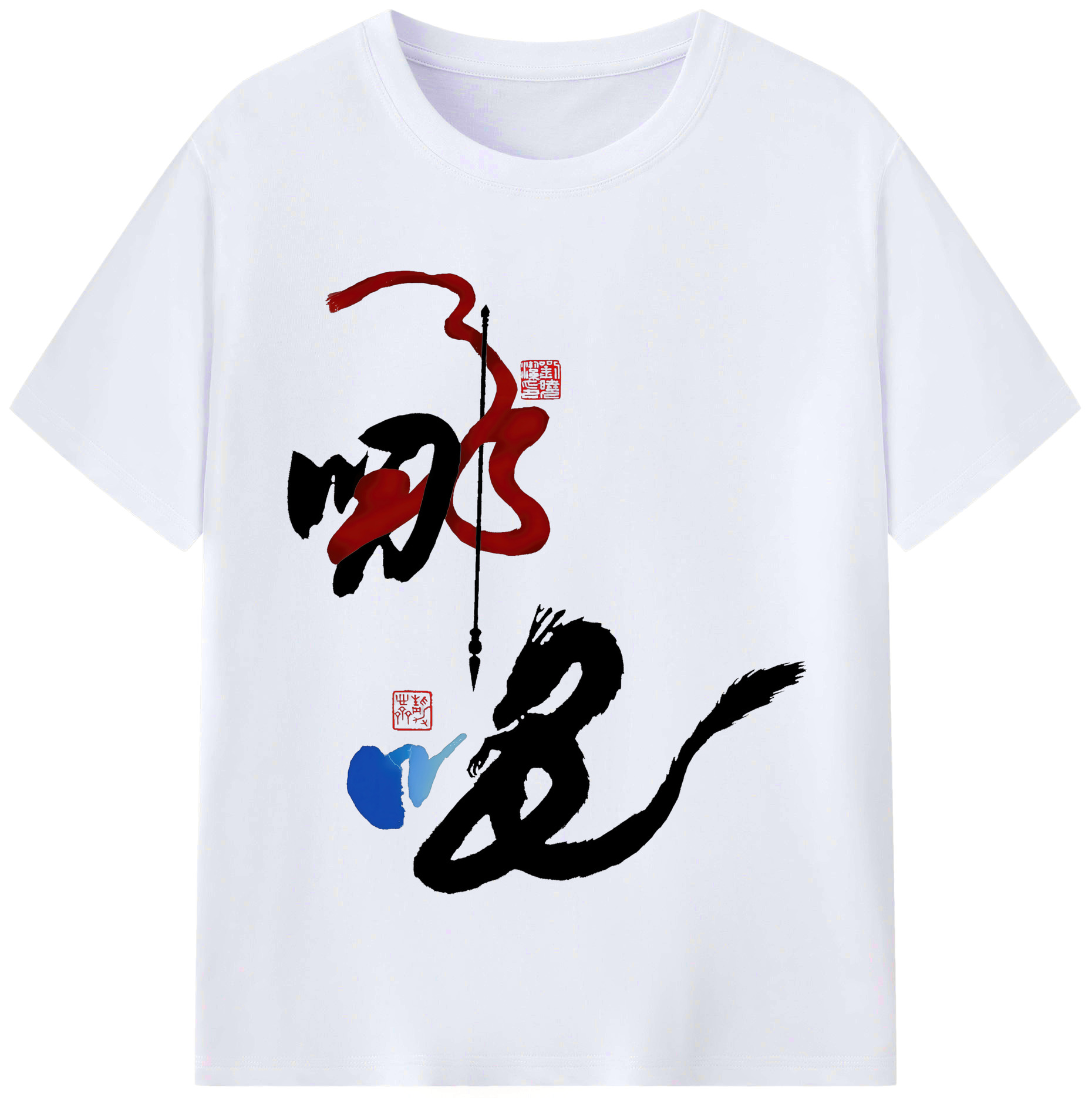 （画像用） Ne Zha 2 ナタ 魔童の大暴れ レディースカジュアルプリントTシャツ（綿100％）