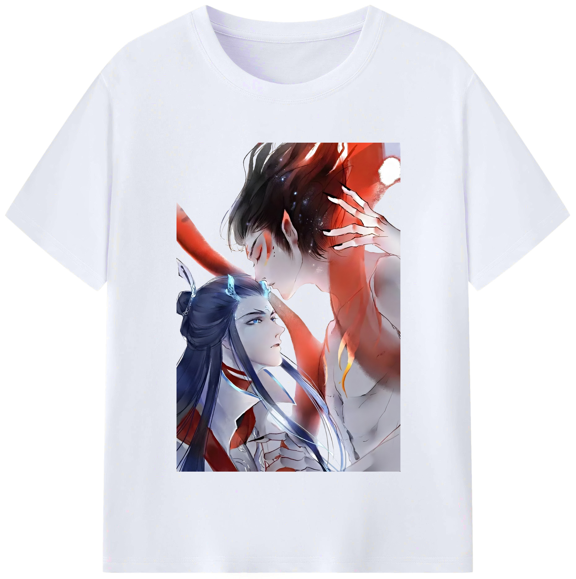 （画像用） Ne Zha 2 ナタ 魔童の大暴れ レディースカジュアルプリントTシャツ（綿100％）