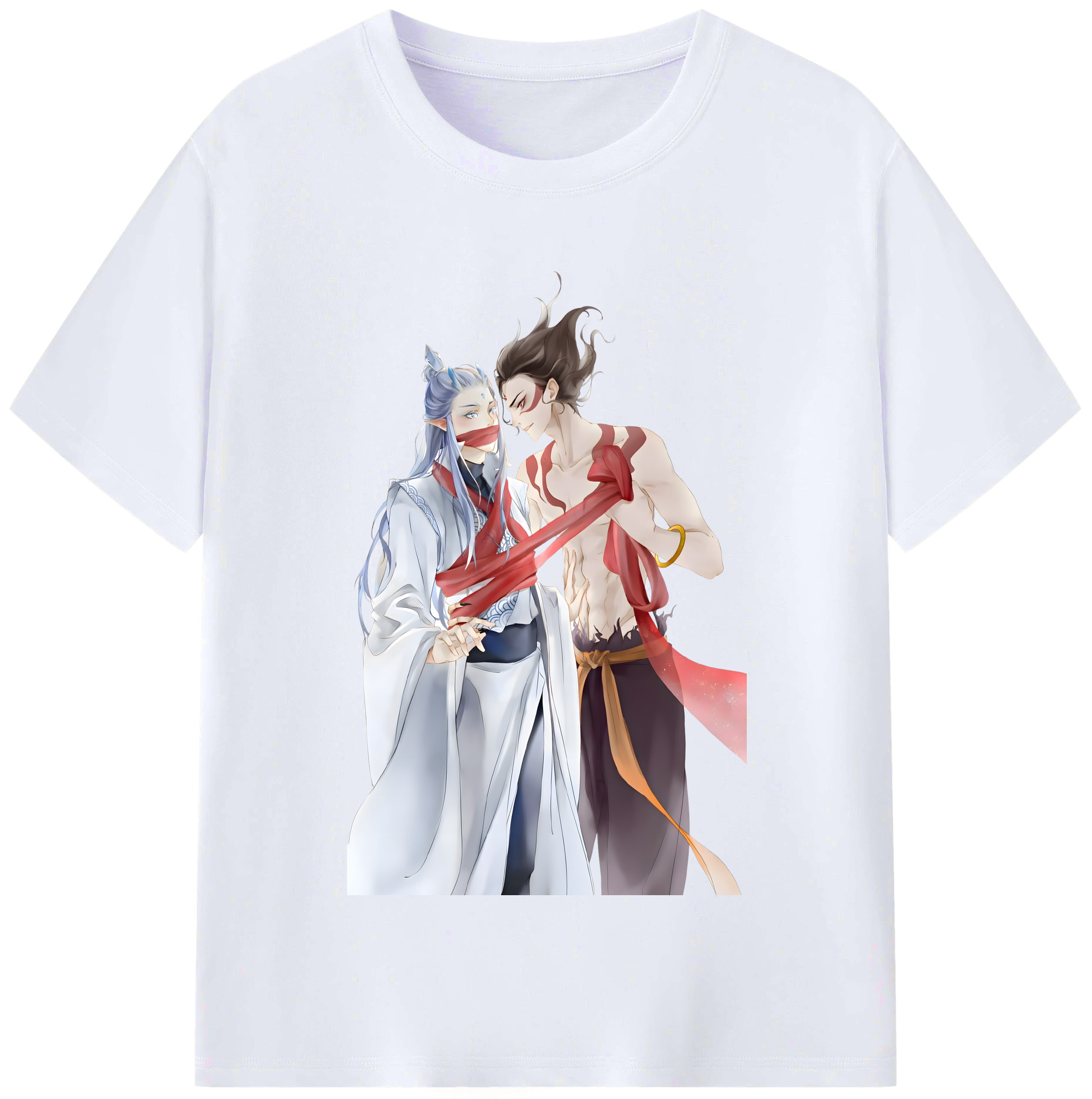 （画像用） Ne Zha 2 ナタ 魔童の大暴れ レディースカジュアルプリントTシャツ（綿100％）