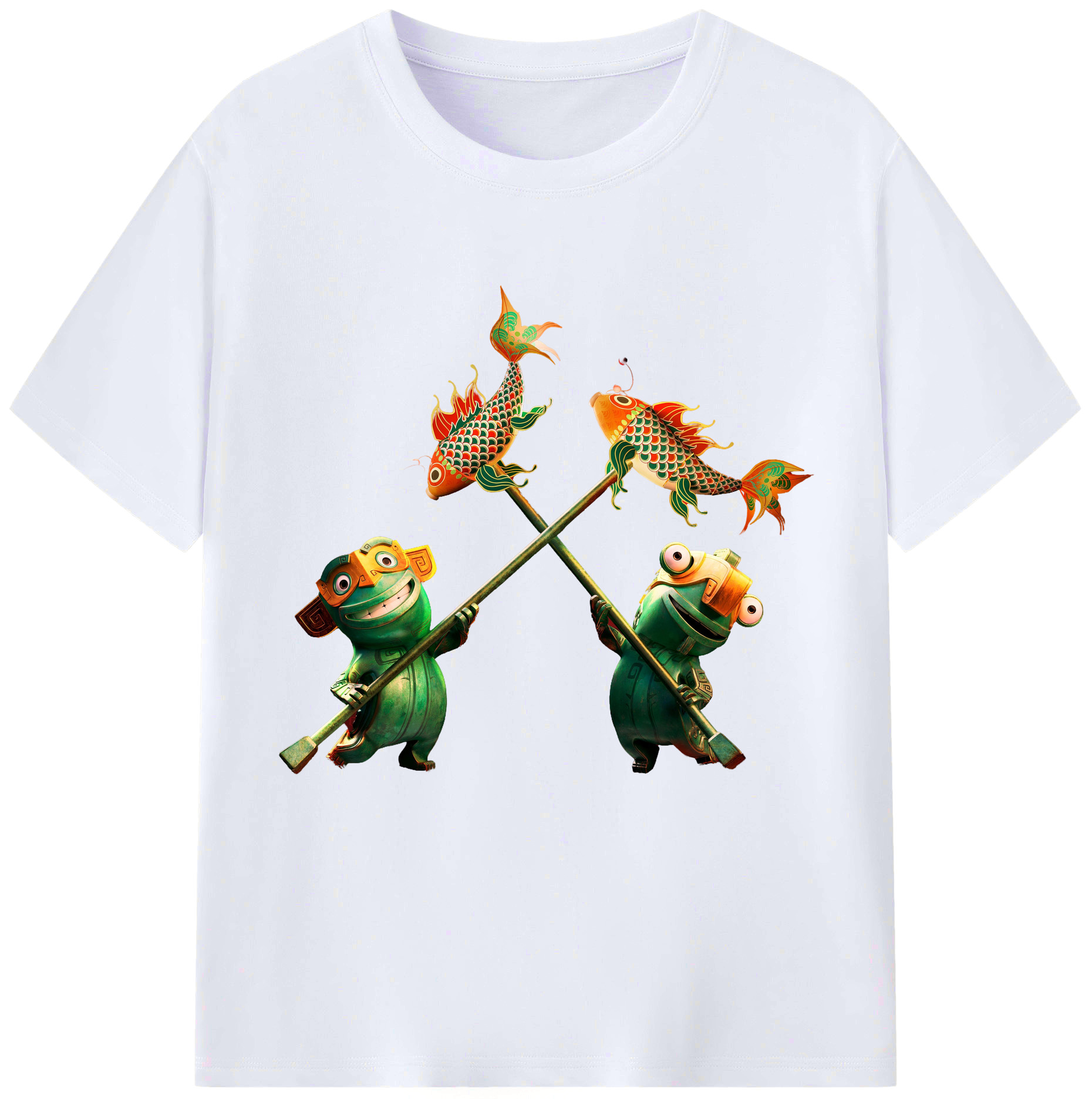 （画像用） Ne Zha 2 ナタ 魔童の大暴れ レディースカジュアルプリントTシャツ（綿100％）