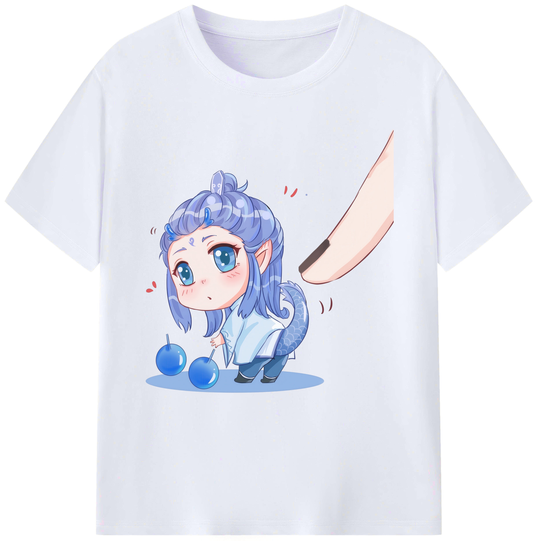 （画像用） Ne Zha 2 ナタ 魔童の大暴れ レディースカジュアルプリントTシャツ（綿100％）