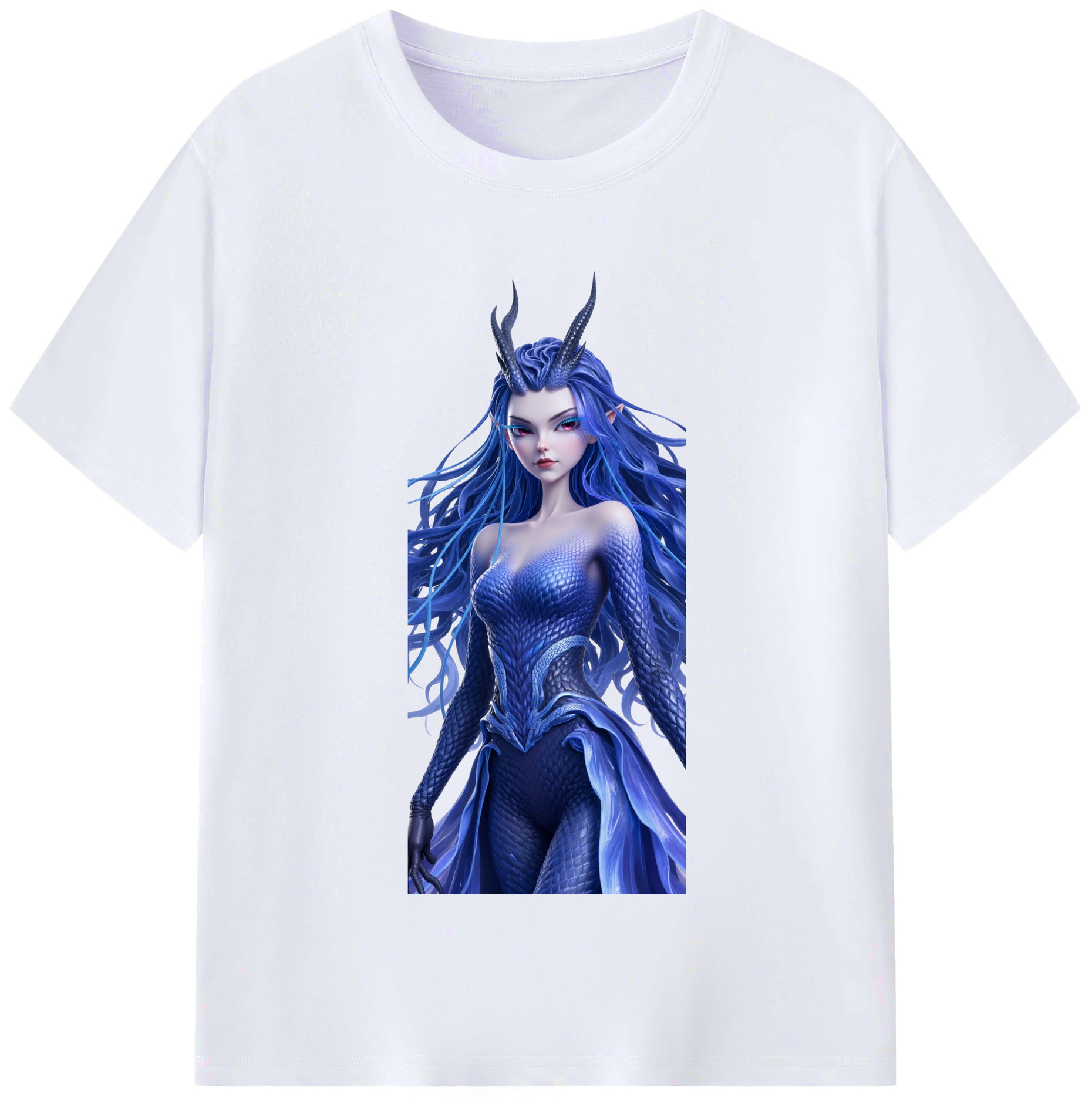 （画像用） Ne Zha 2 ナタ 魔童の大暴れ レディースカジュアルプリントTシャツ（綿100％）