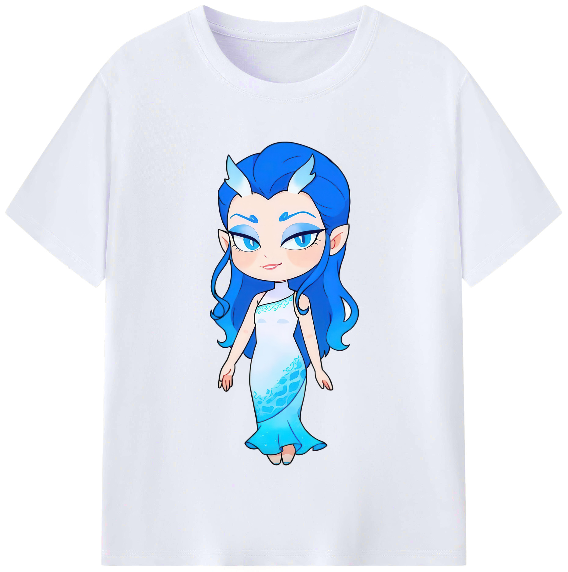 （画像用） Ne Zha 2 ナタ 魔童の大暴れ レディースカジュアルプリントTシャツ（綿100％）