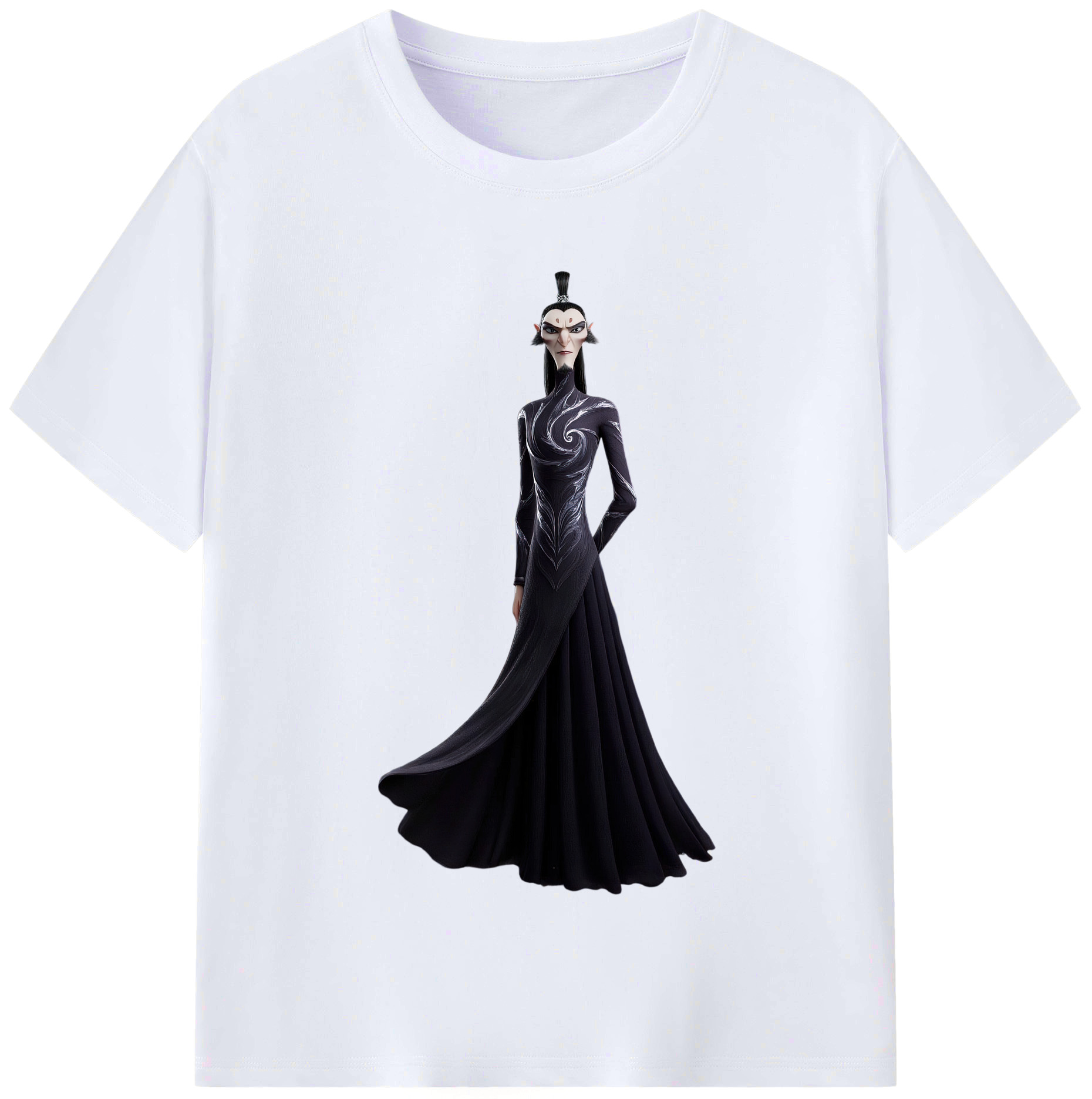 （画像用） Ne Zha 2 ナタ 魔童の大暴れ レディースカジュアルプリントTシャツ（綿100％）