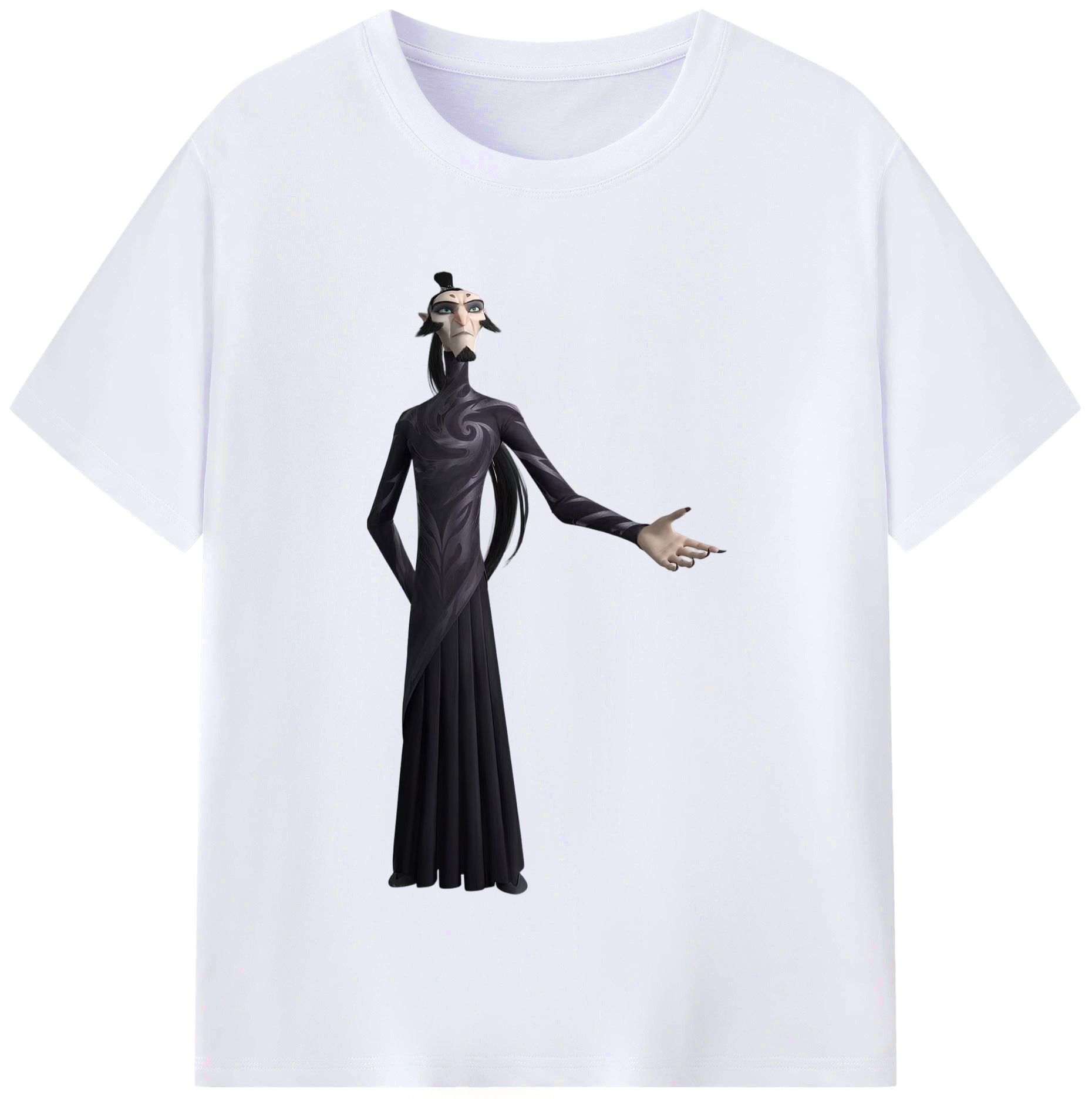 （画像用） Ne Zha 2 ナタ 魔童の大暴れ レディースカジュアルプリントTシャツ（綿100％）