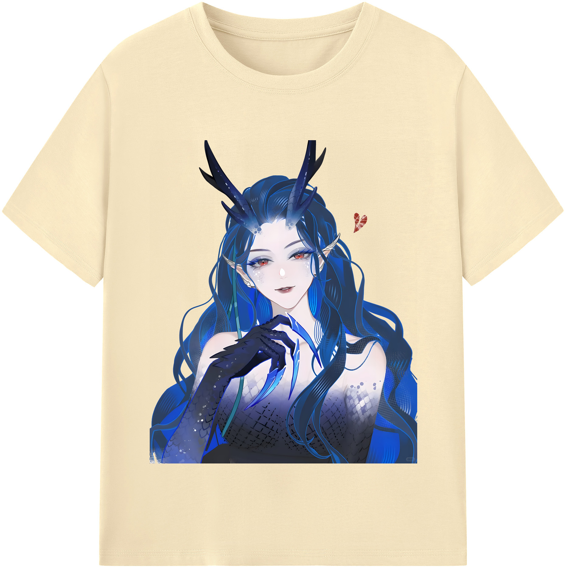 （画像用） Ne Zha 2 ナタ 魔童の大暴れ 綿100％半袖Tシャツ（フロントプリント）