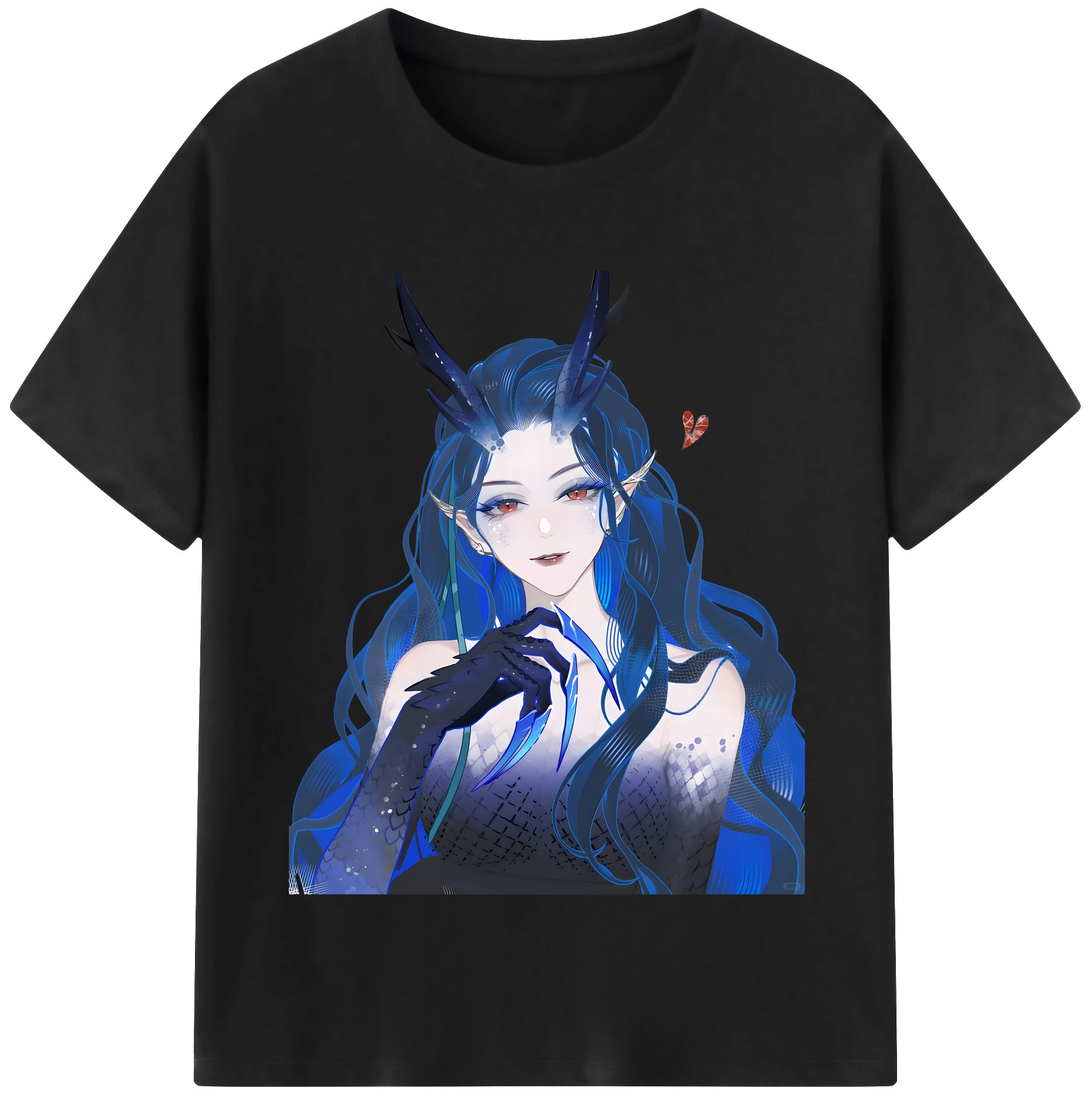 （画像用） Ne Zha 2 ナタ 魔童の大暴れ 綿100％半袖Tシャツ（フロントプリント）