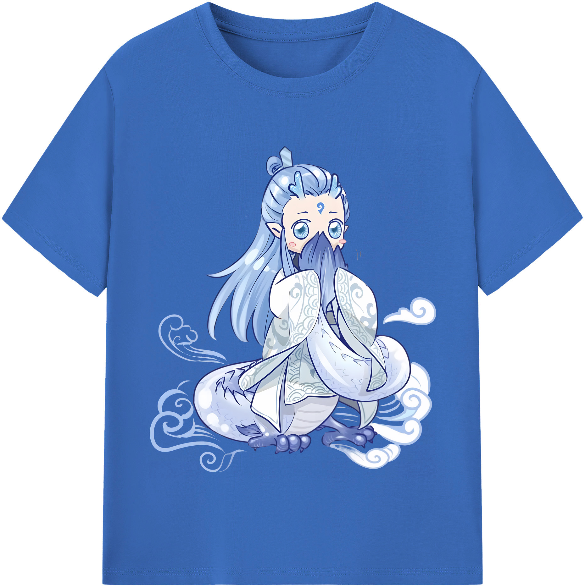 （画像用） Ne Zha 2 ナタ 魔童の大暴れ 綿100％半袖Tシャツ（フロントプリント）