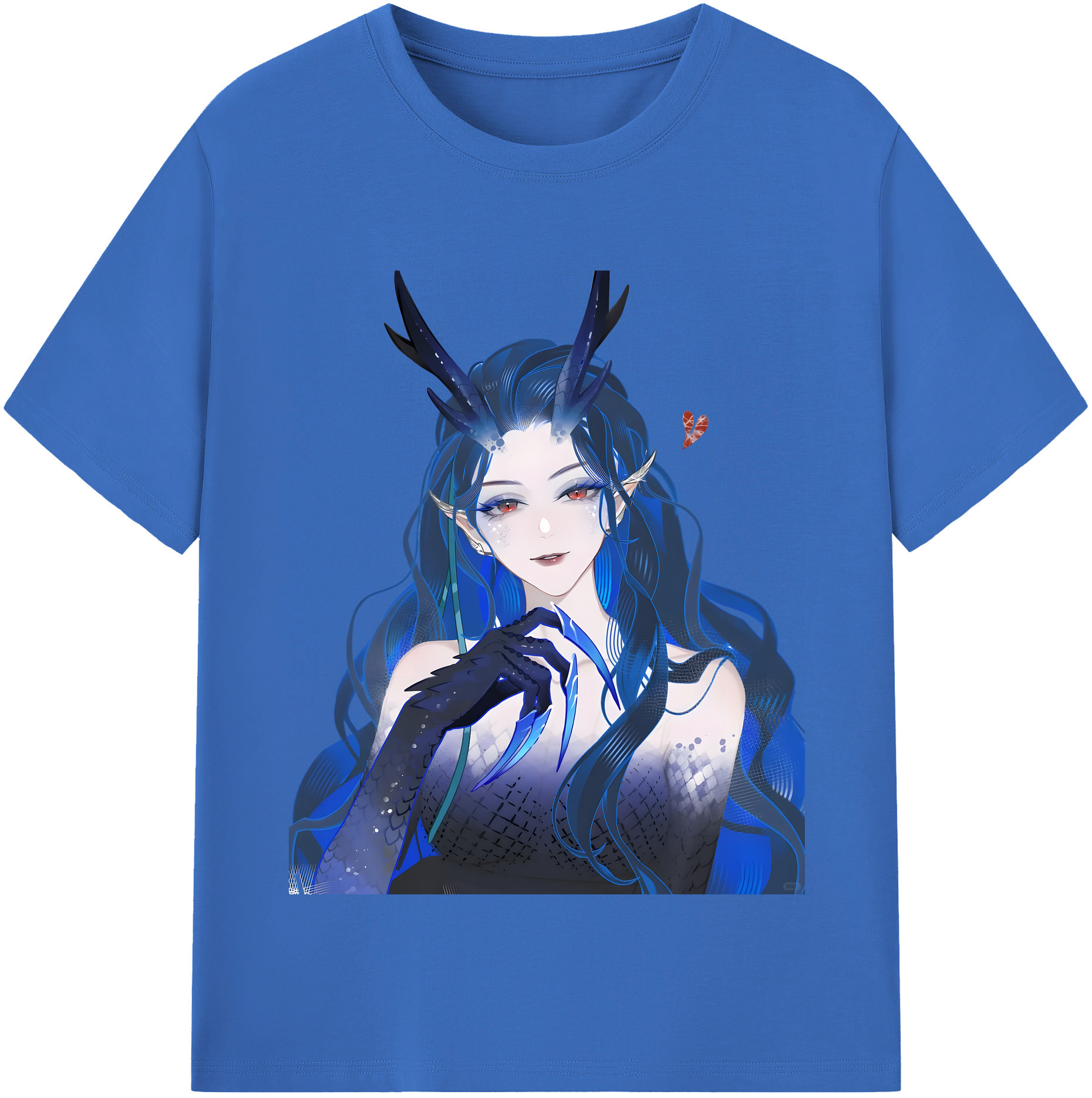 （画像用） Ne Zha 2 ナタ 魔童の大暴れ 綿100％半袖Tシャツ（フロントプリント）