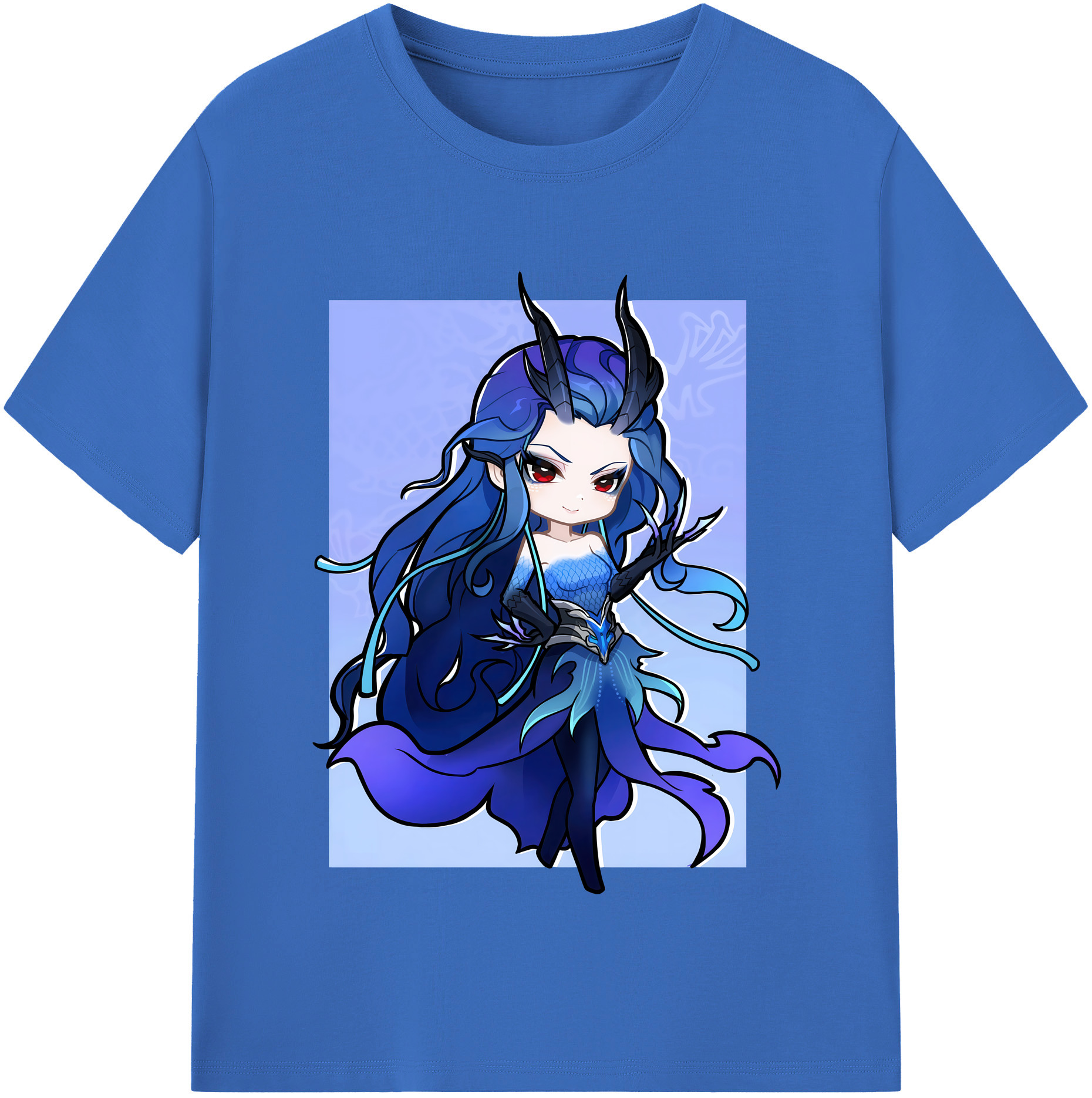 （画像用） Ne Zha 2 ナタ 魔童の大暴れ 綿100％半袖Tシャツ（フロントプリント）