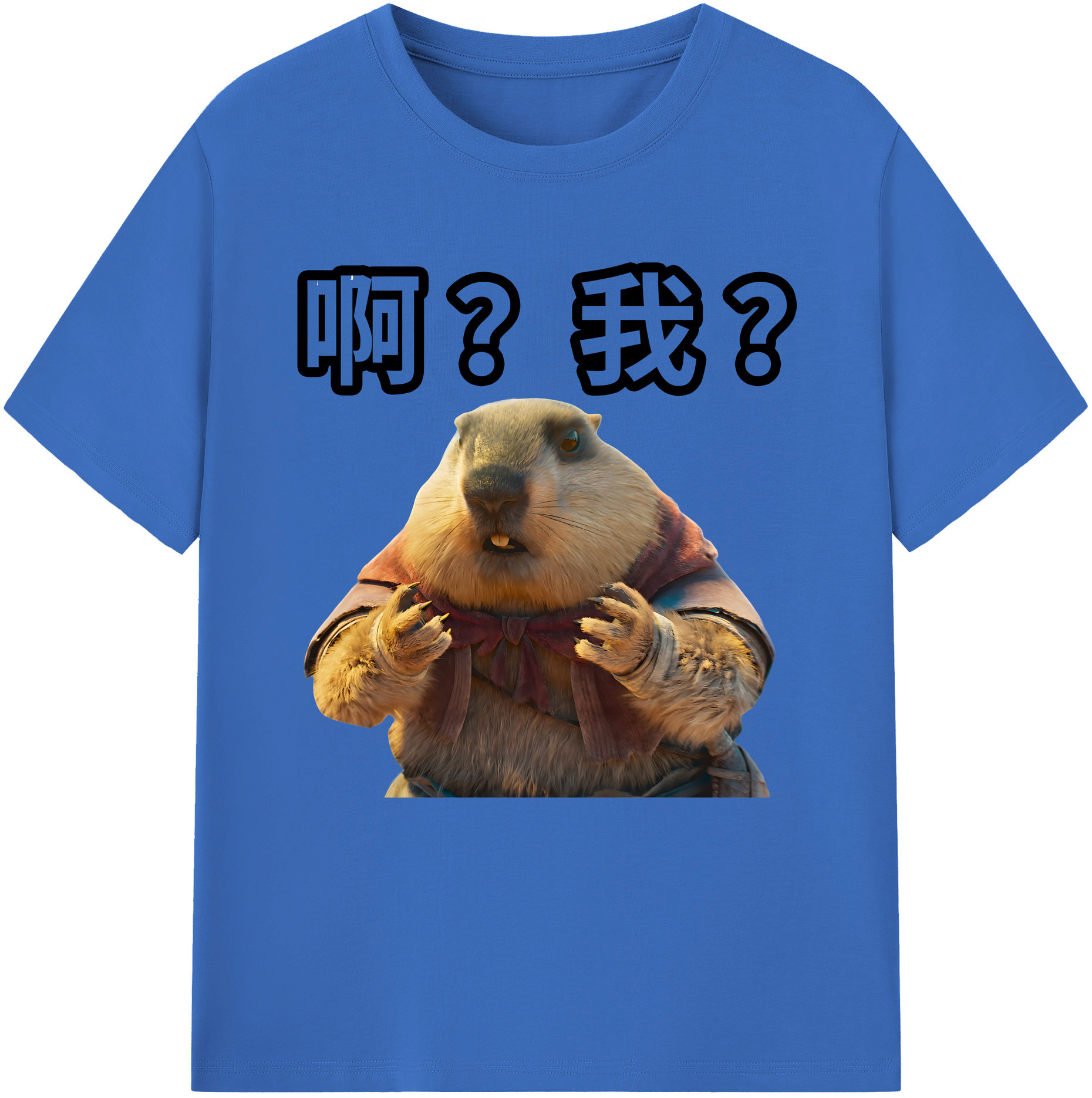 （画像用） Ne Zha 2 ナタ 魔童の大暴れ 綿100％半袖Tシャツ（フロントプリント）